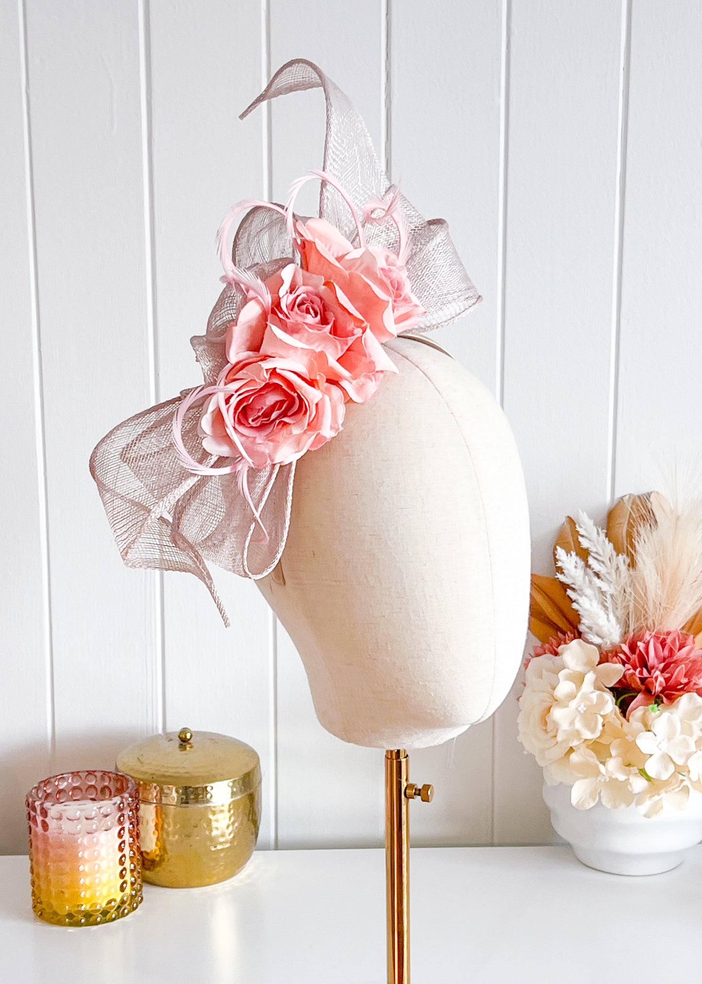 "Sarita" Grey & Pink