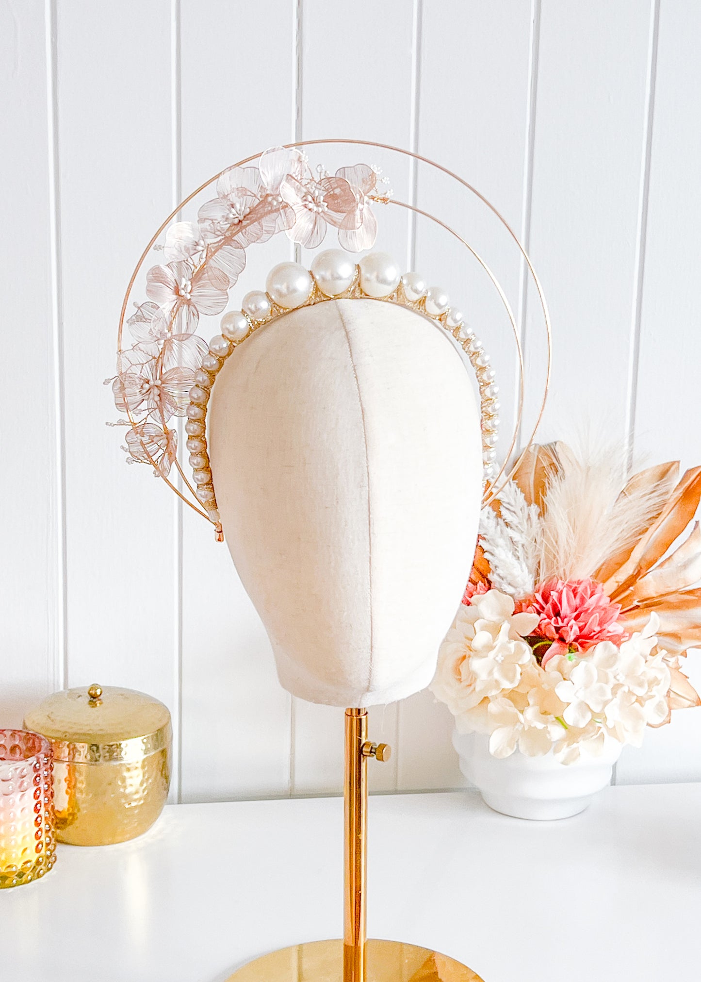 “Kalisha" Rose Gold Halo