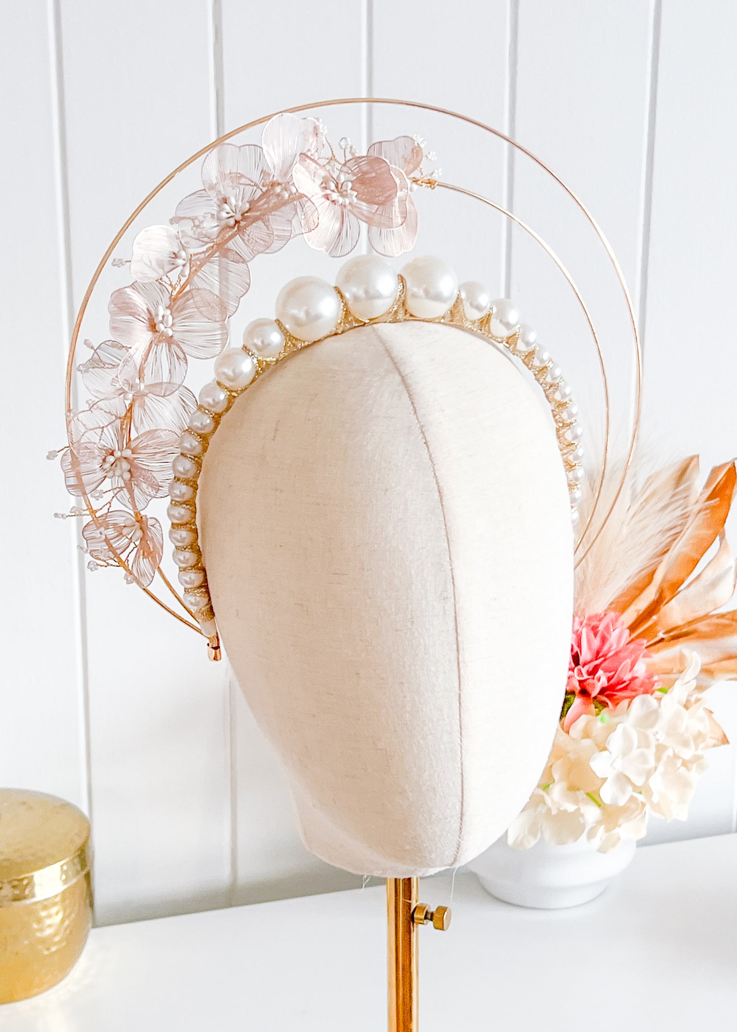 “Kalisha" Rose Gold Halo