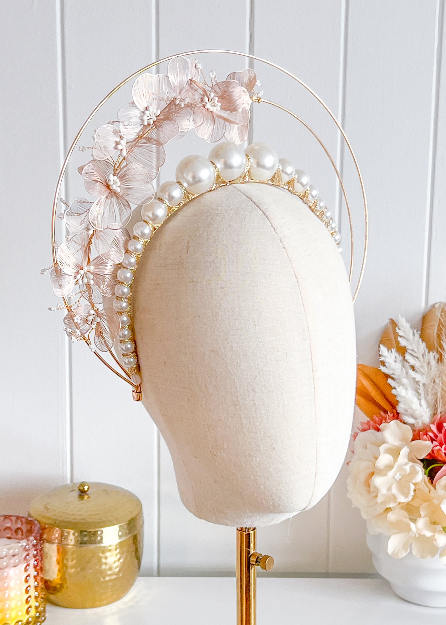 “Kalisha" Rose Gold Halo