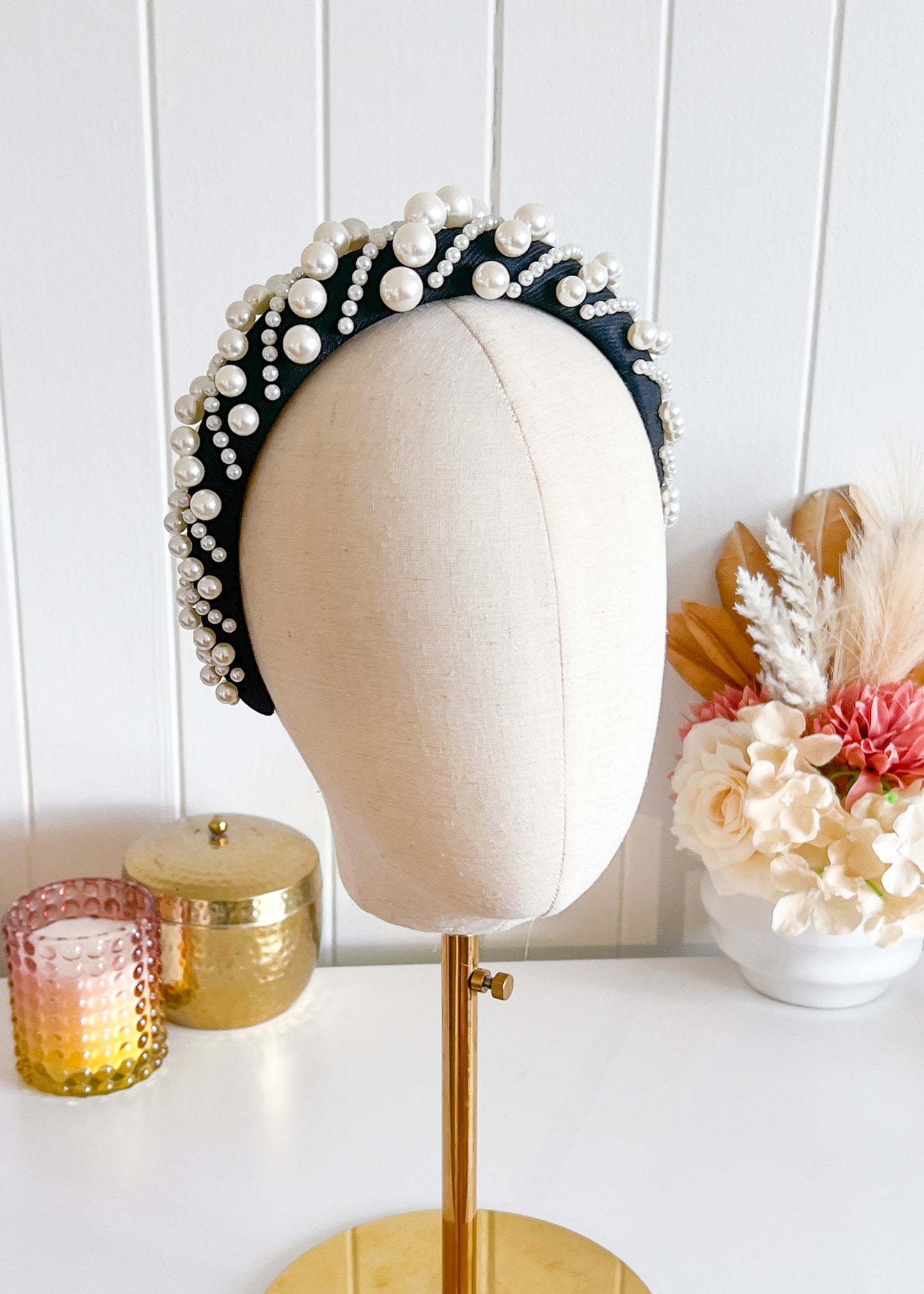"Allie" Black and White Headband