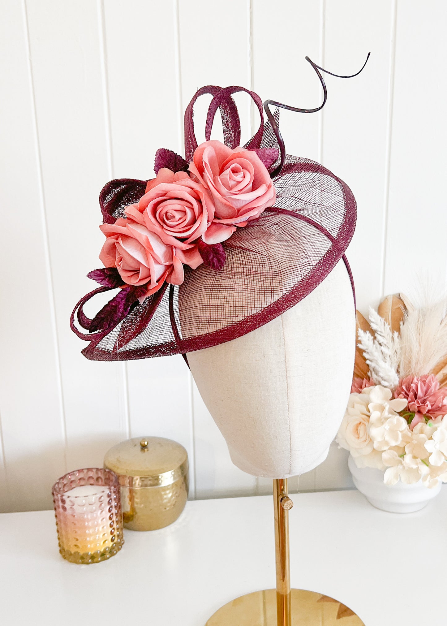 “Bronwyn" Burgandy & Blush