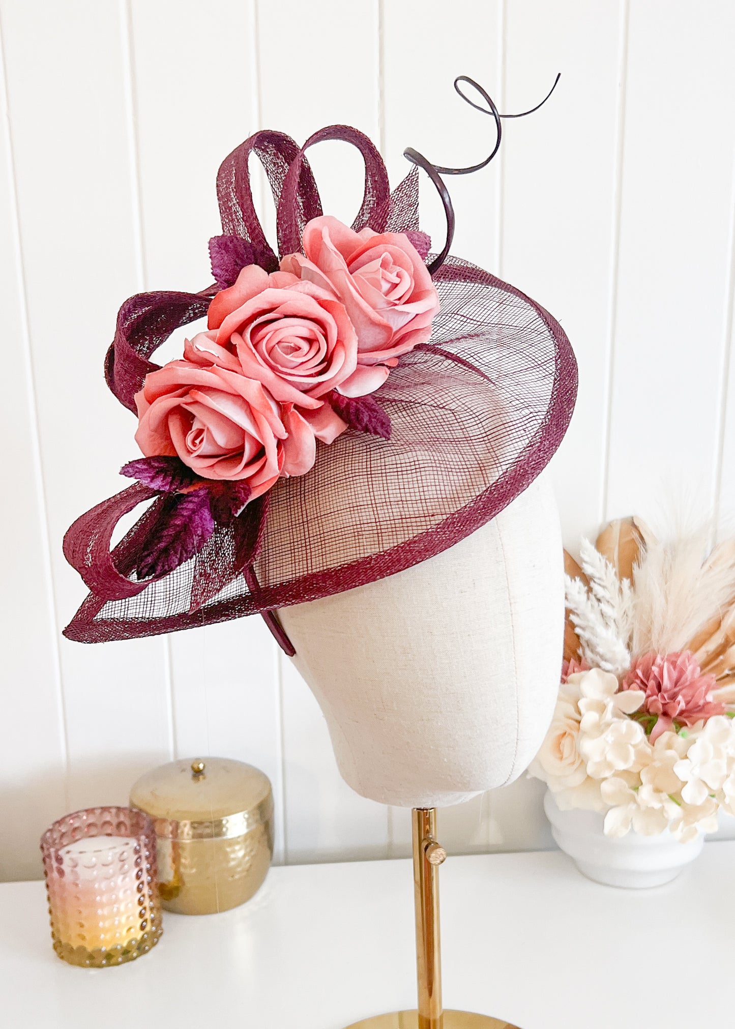 “Bronwyn" Burgandy & Blush