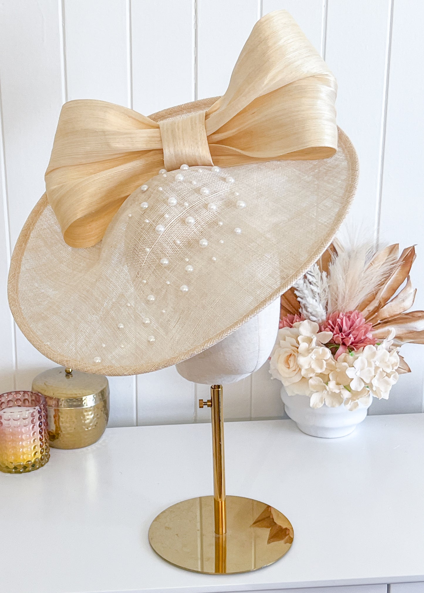 "Fredrica" Cream Hat