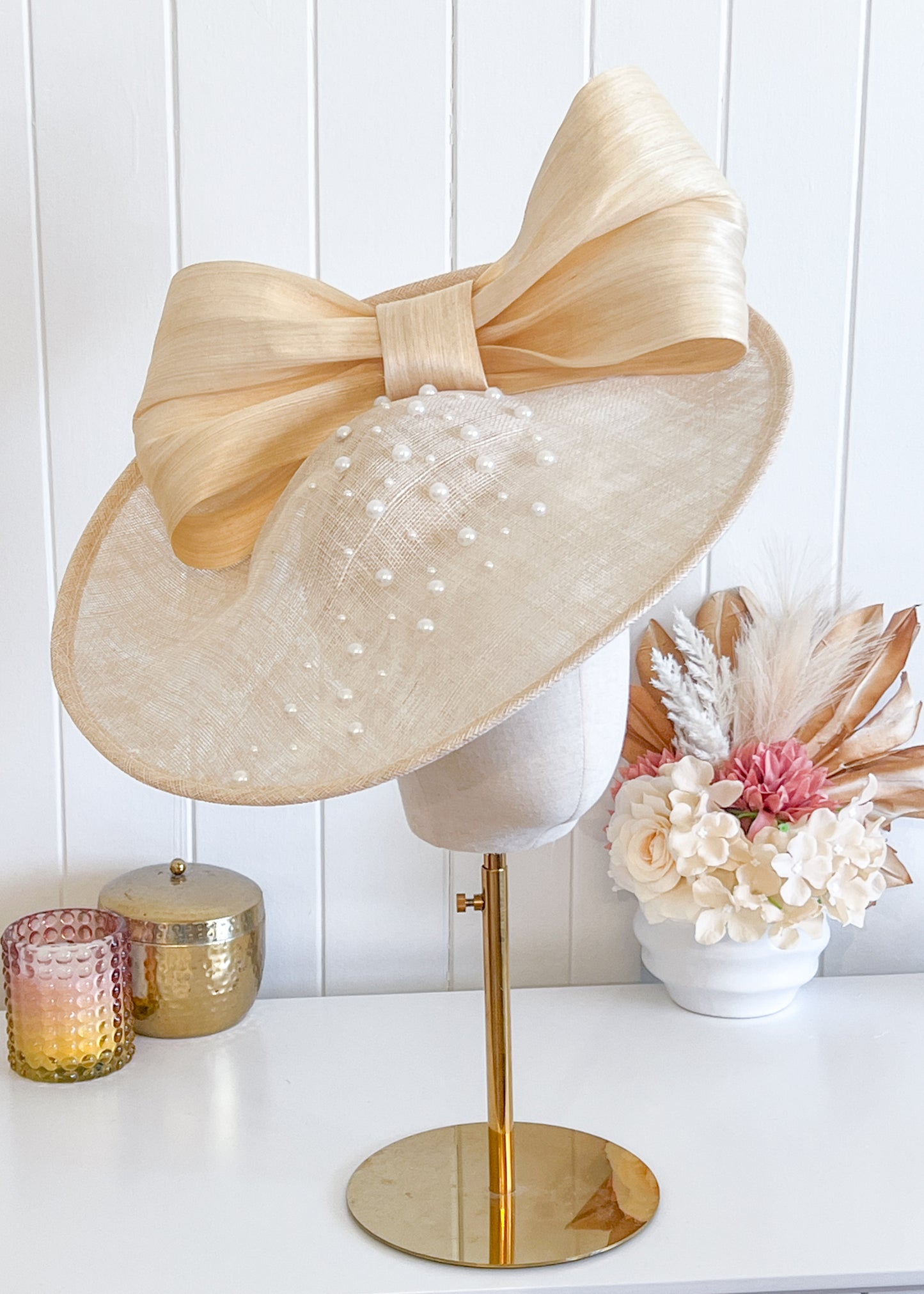 "Fredrica" Cream Hat