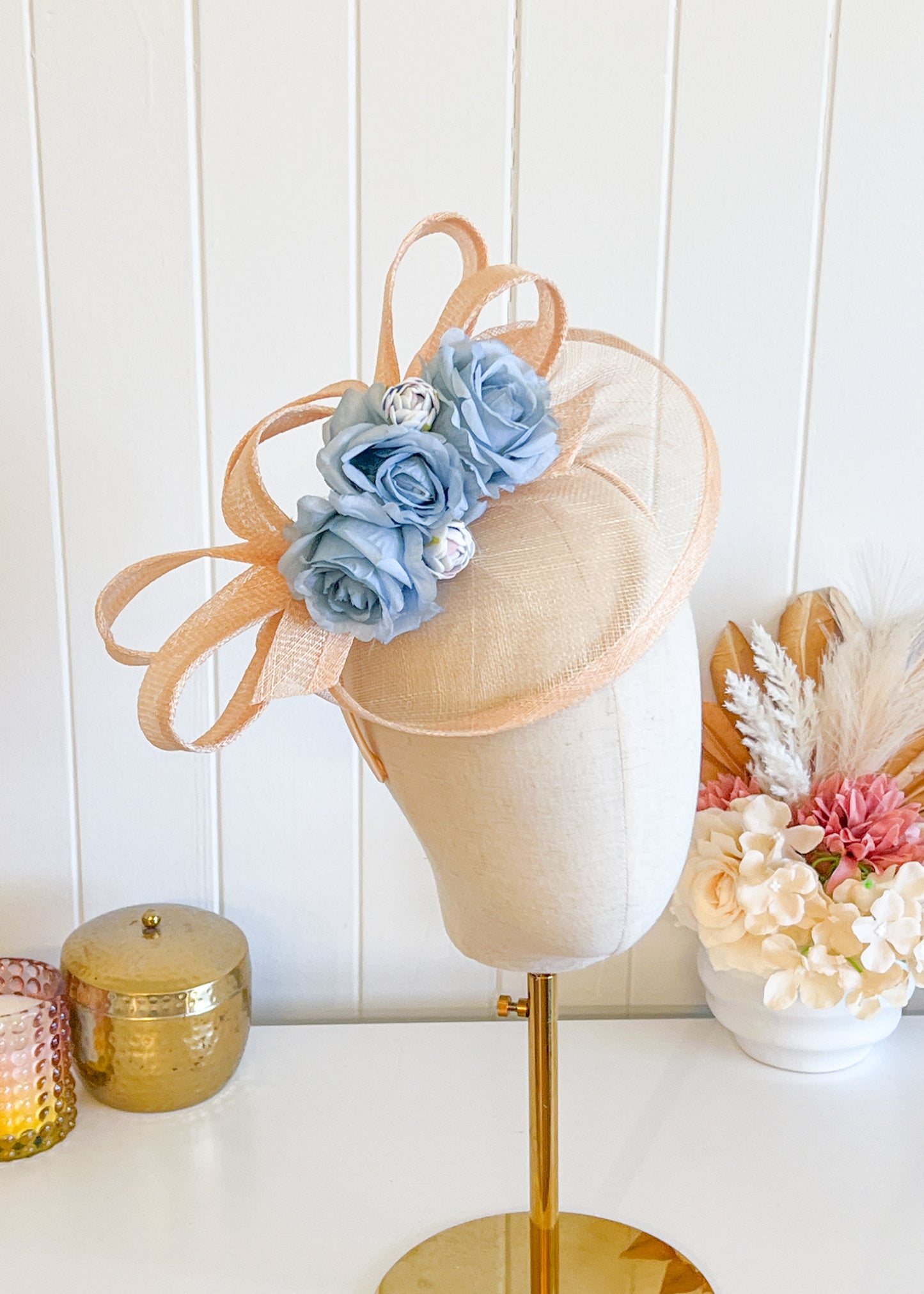 “Bronwyn" Nude & Baby Blue