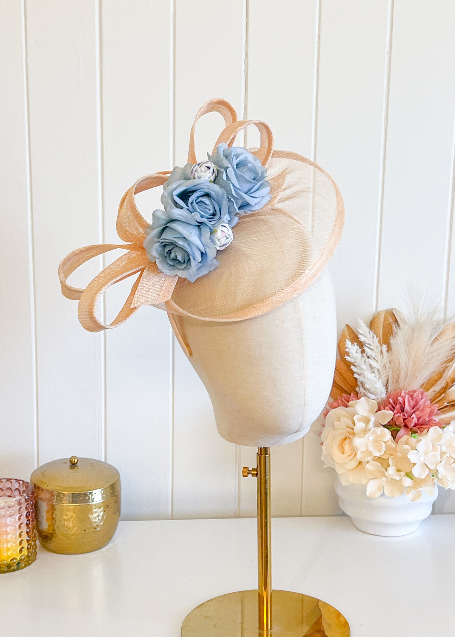 “Bronwyn" Nude & Baby Blue