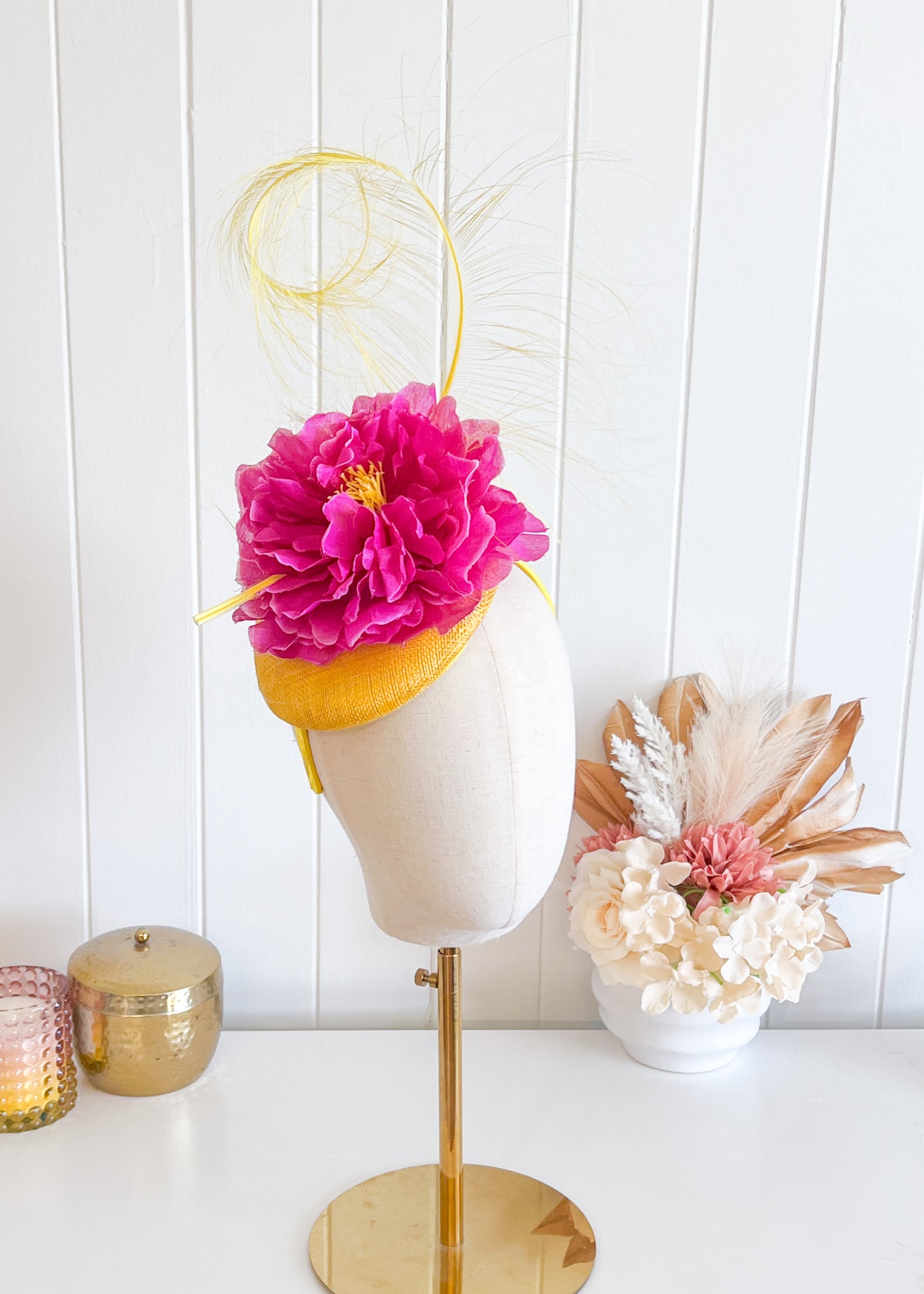 "Marina" Magenta & Yellow