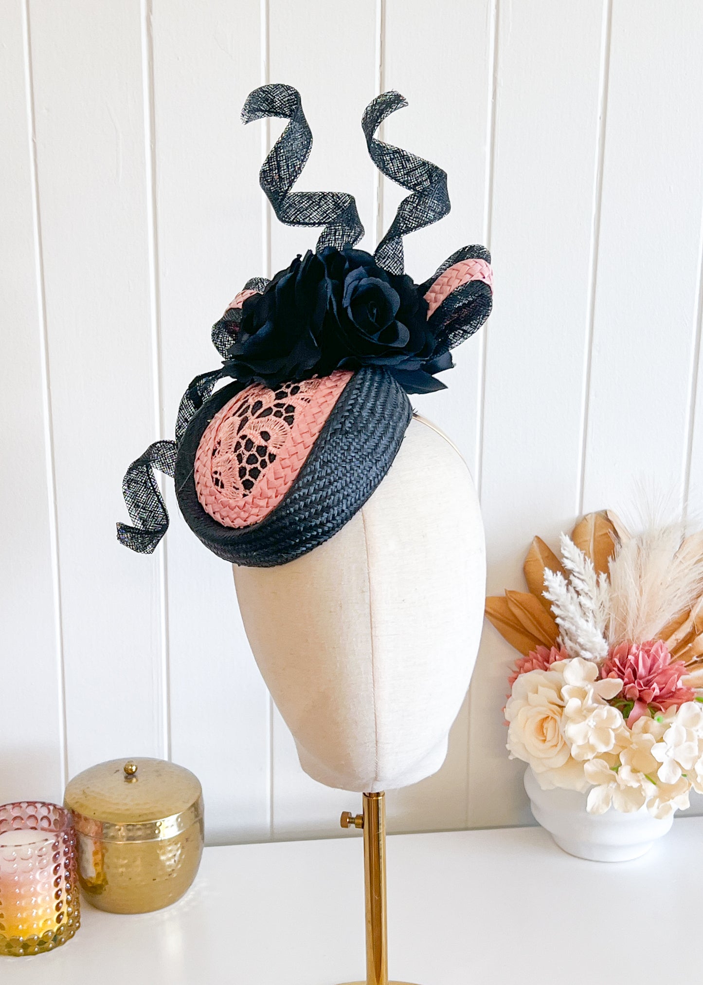 "Libby" Black & Pink