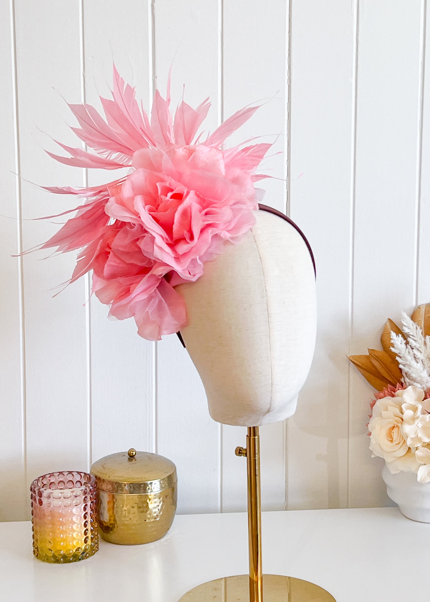 "Candy" Feather Fascinator