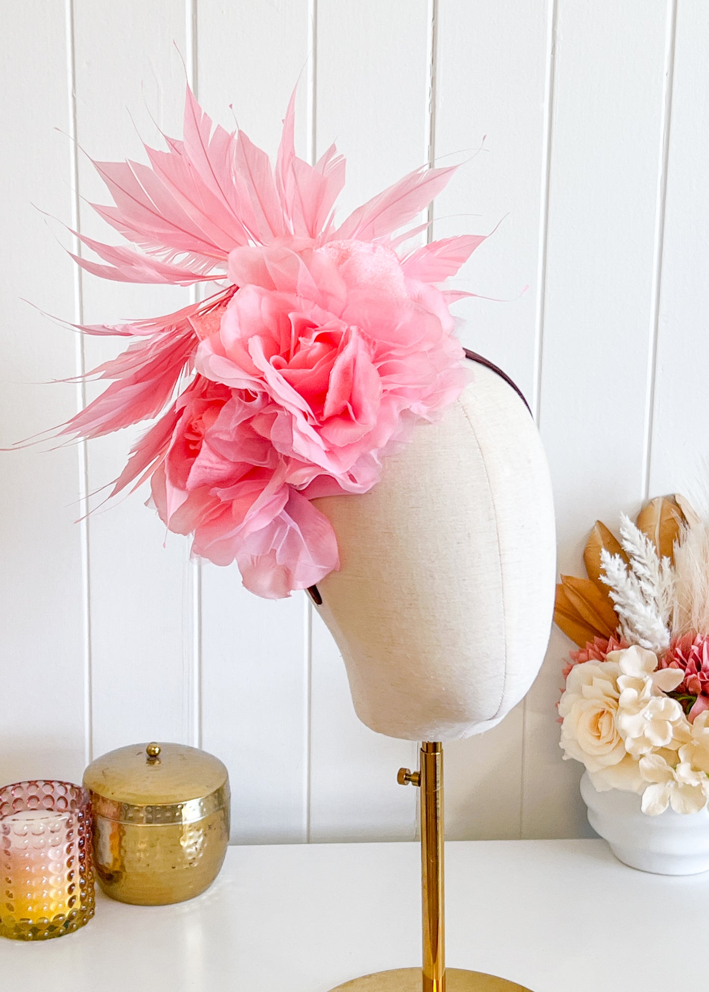 "Candy" Feather Fascinator