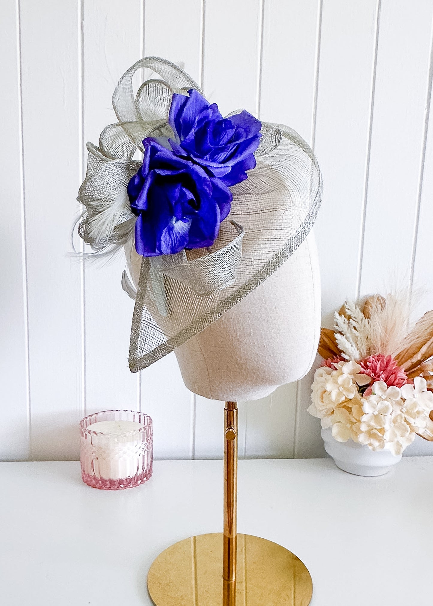 “Amber” Blue & Lavendar