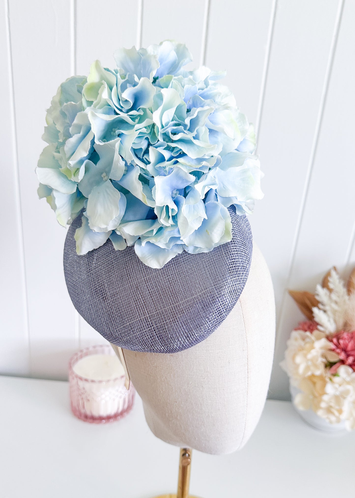 "Wilson" Blue Fascinator
