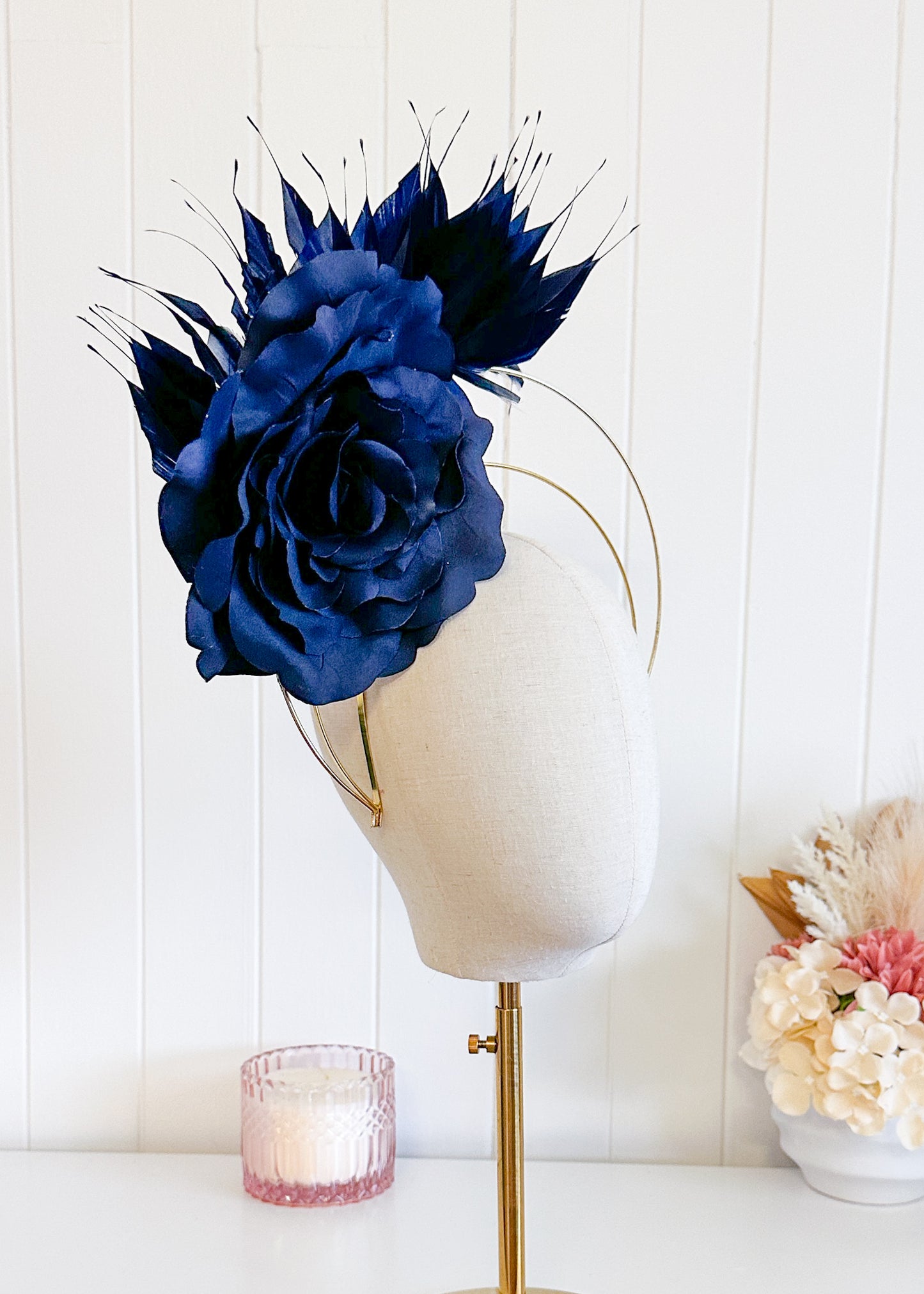 “Imani" Halo Navy Blue