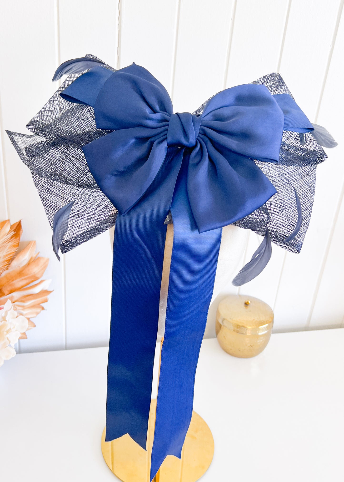"Navy Bow"