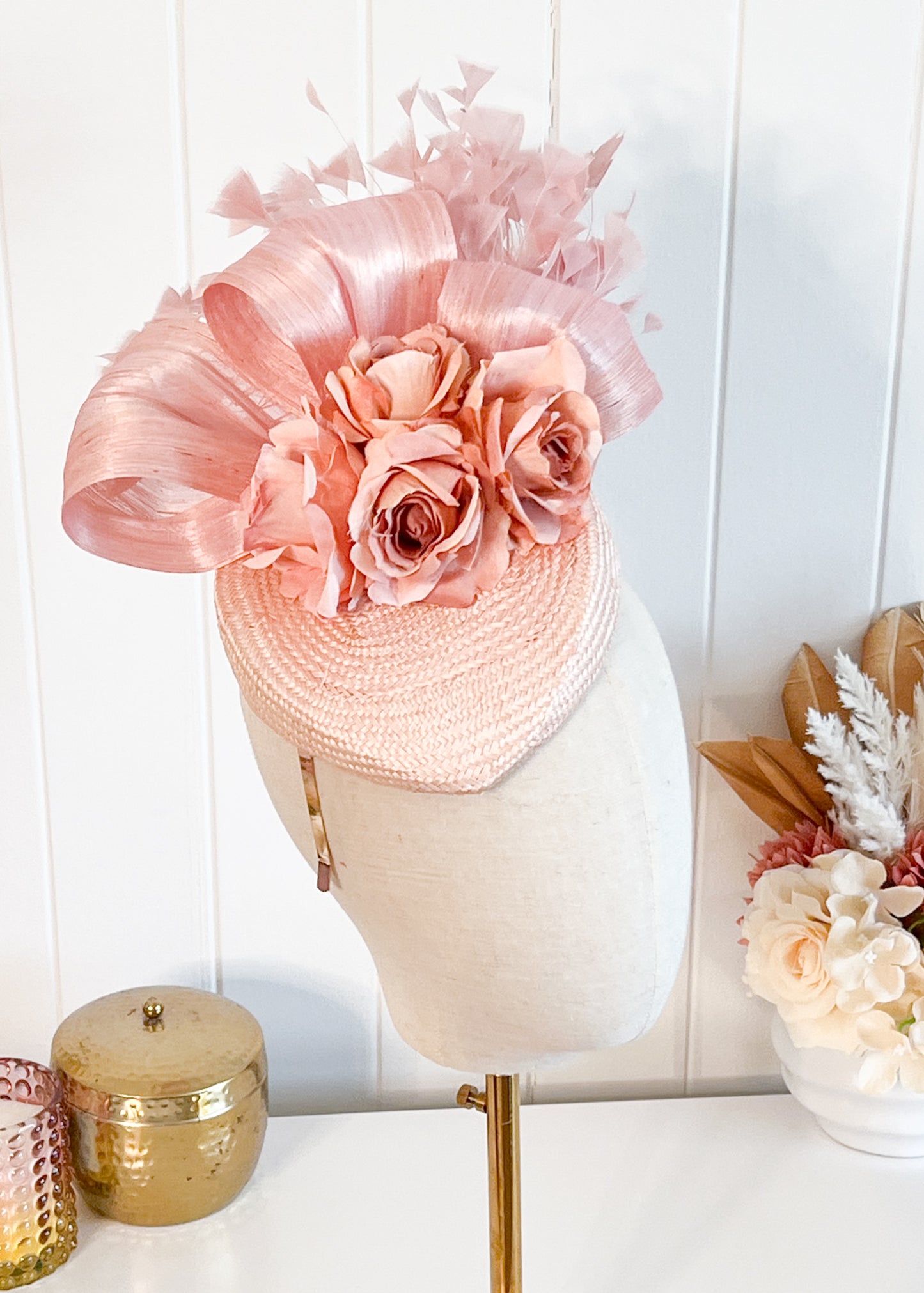 "Layla" Feather Fascinator