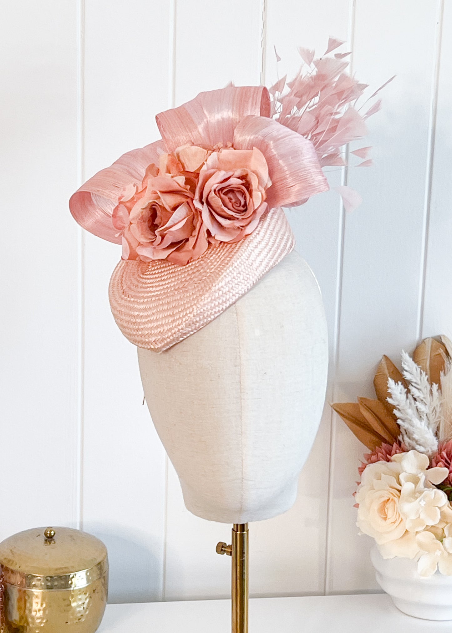"Layla" Feather Fascinator