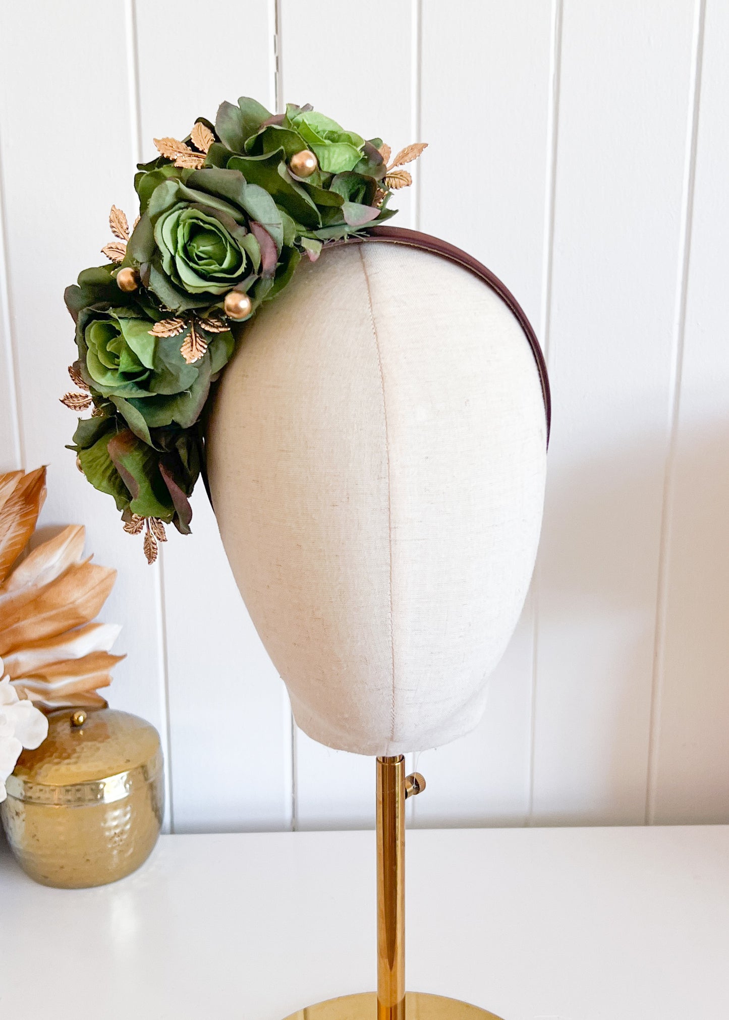 "Lucia" Crown - Green