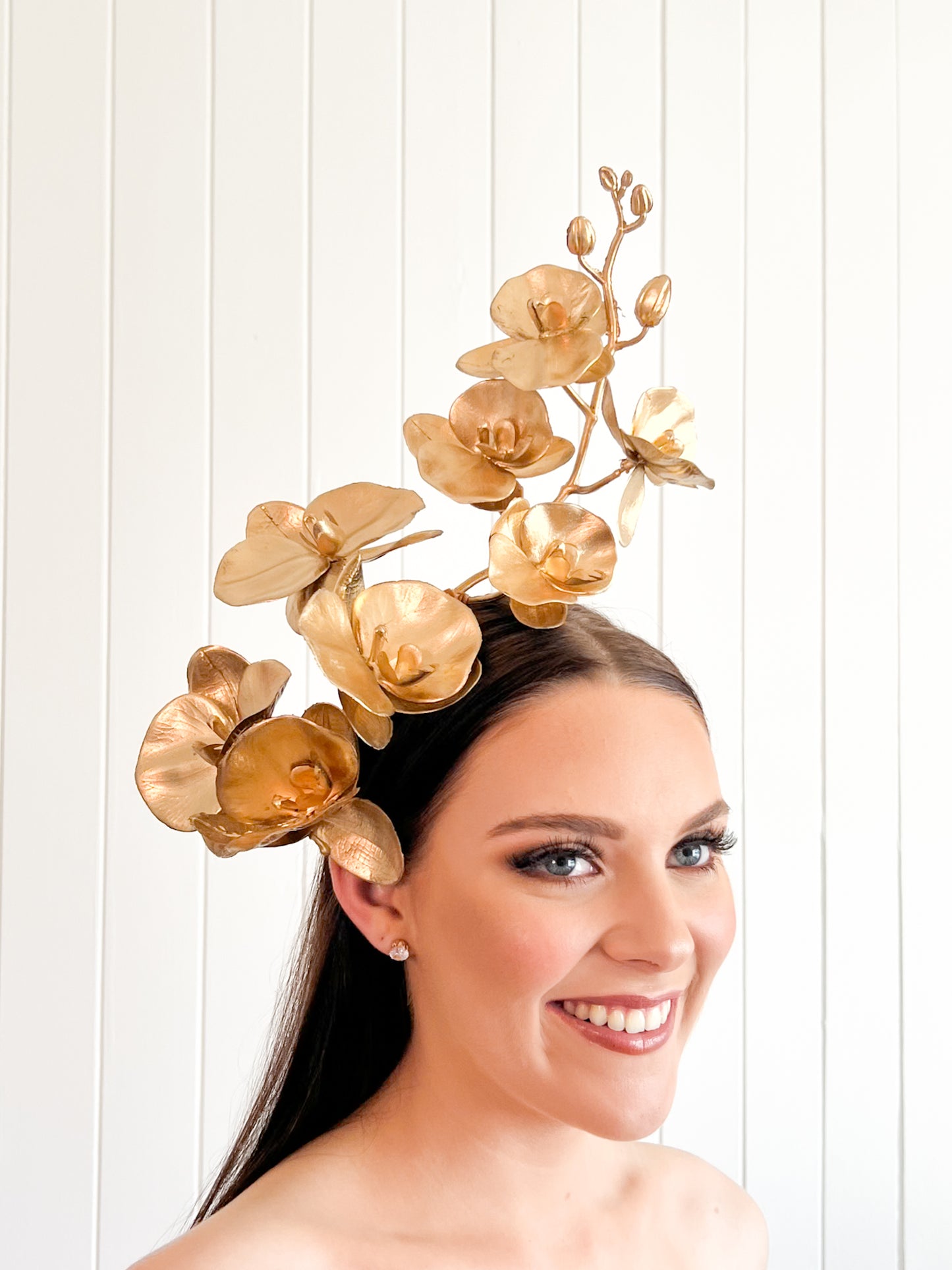 "Orianna" - Gold Headpiece