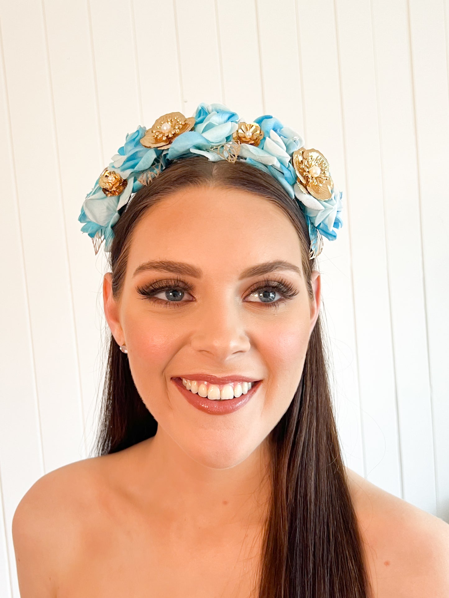 "Chiara" Crown - Turquoise