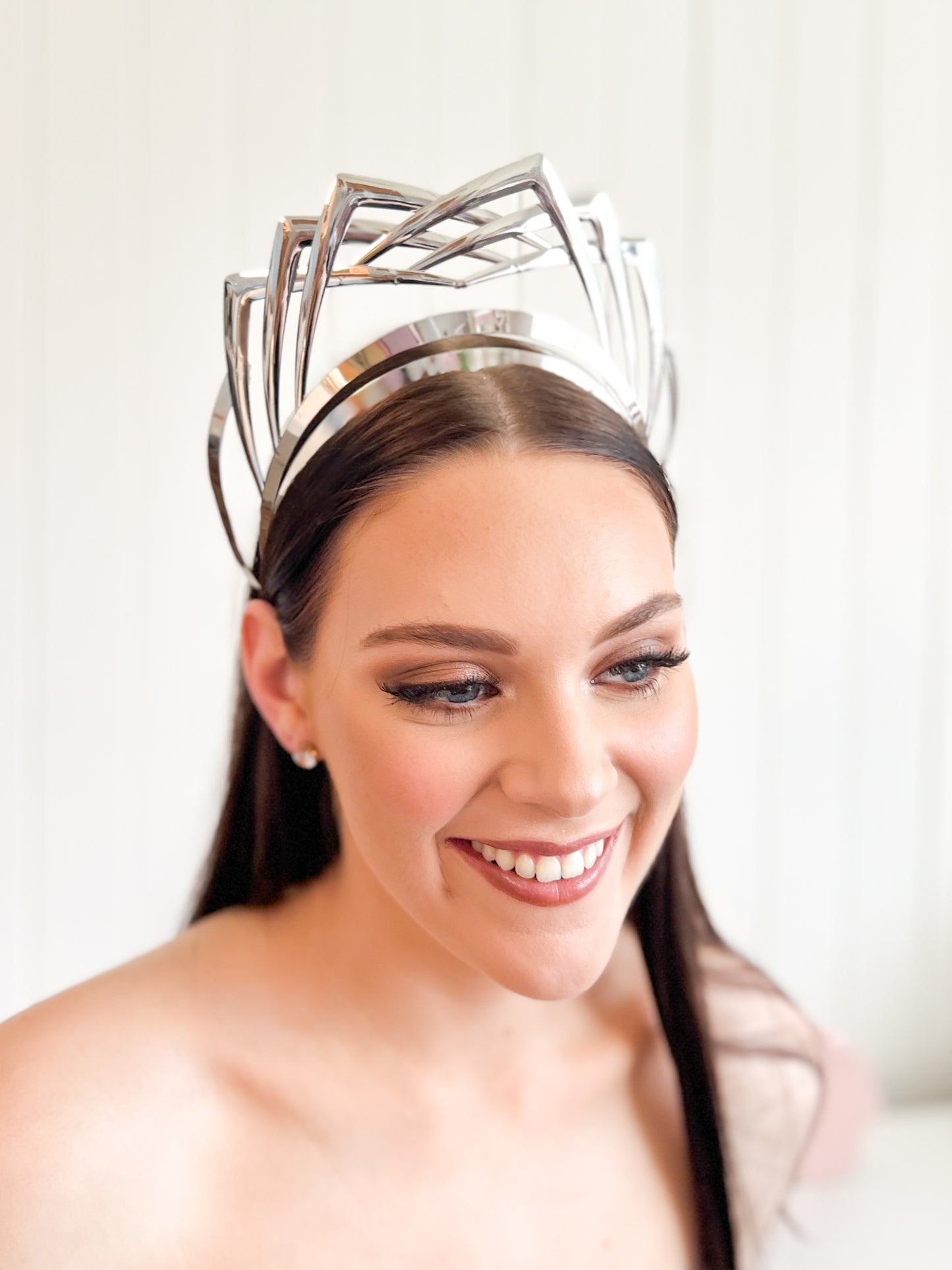 "Valencia" Metal Crown - Silver