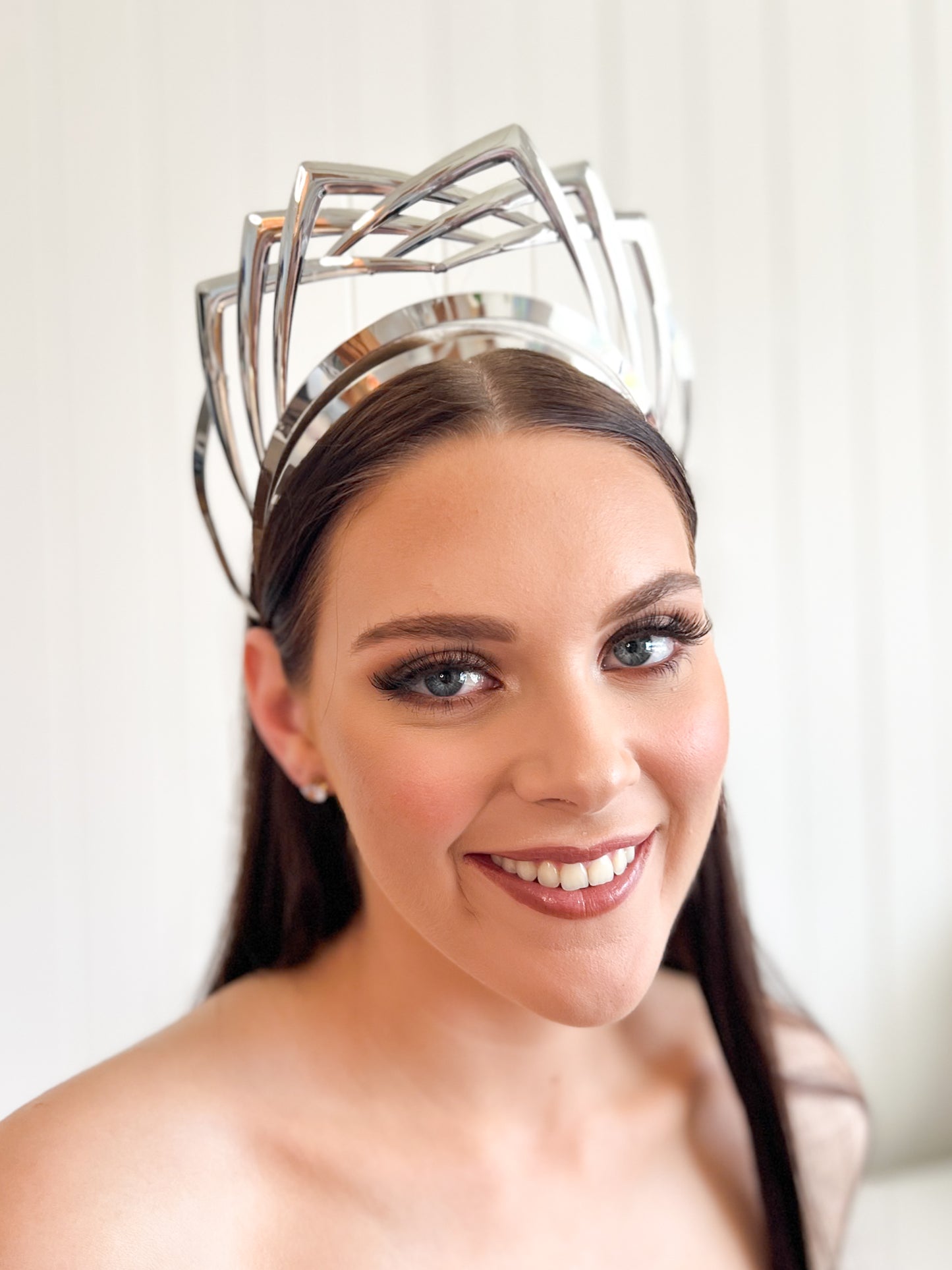 "Valencia" Metal Crown - Silver