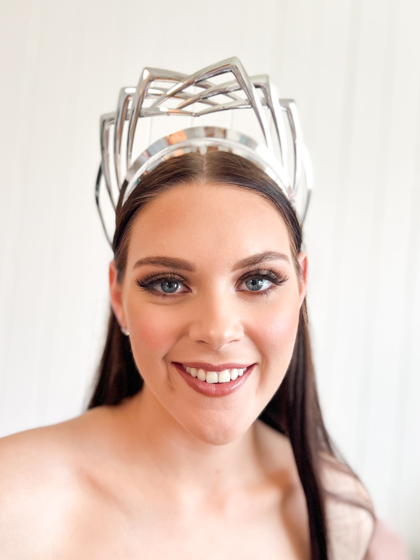 "Valencia" Metal Crown - Silver
