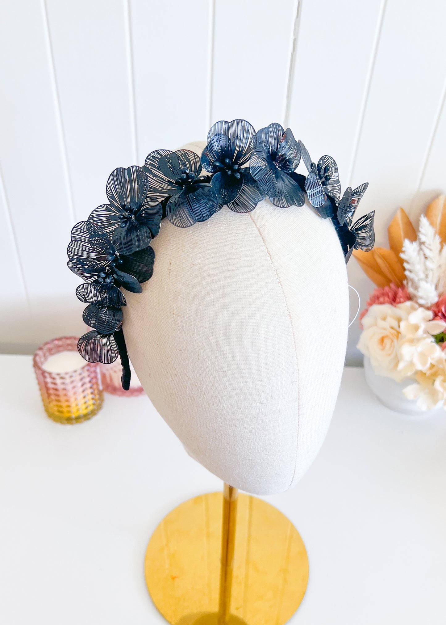 "Jasmine" Crown - Black