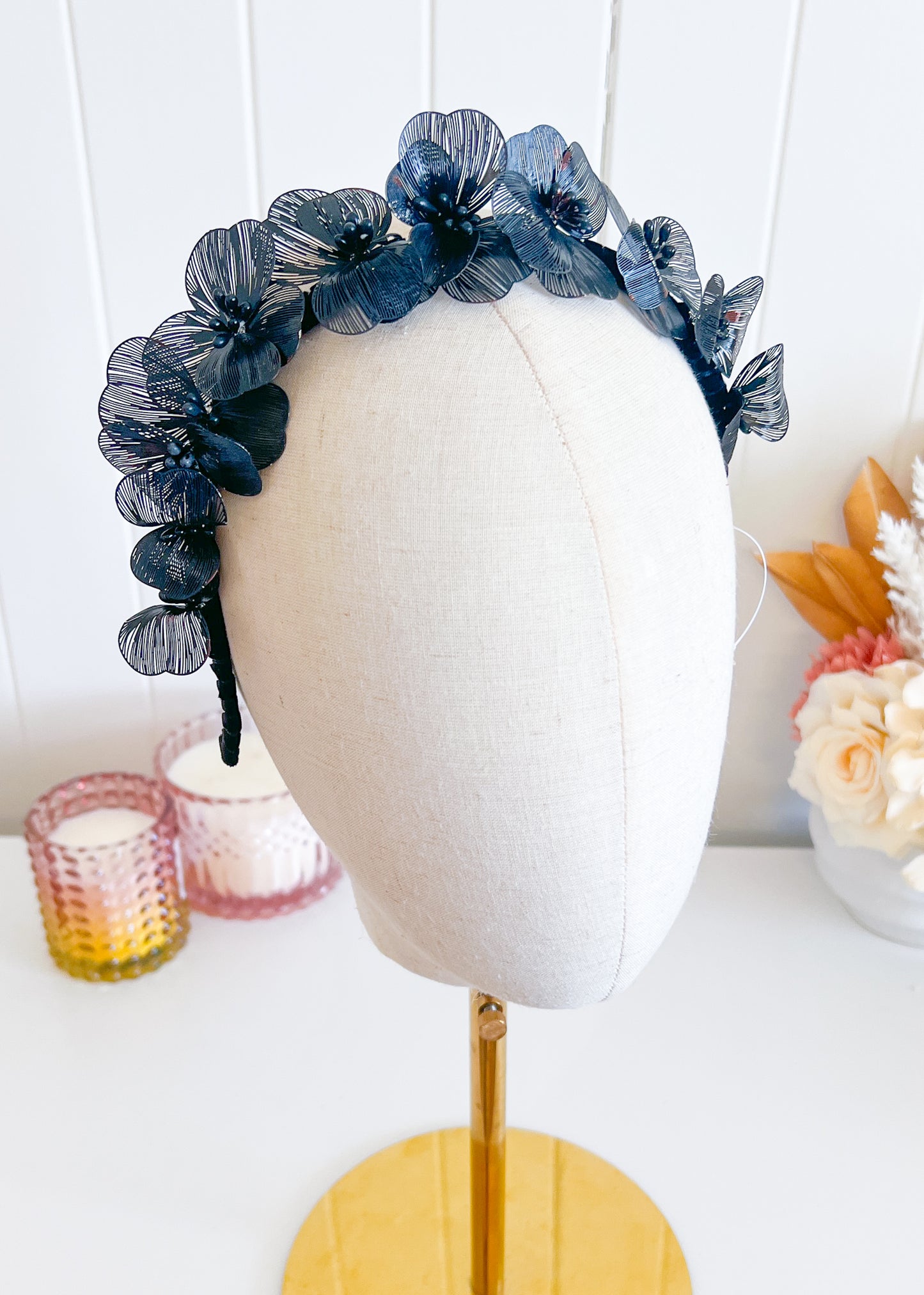 "Jasmine" Crown - Black