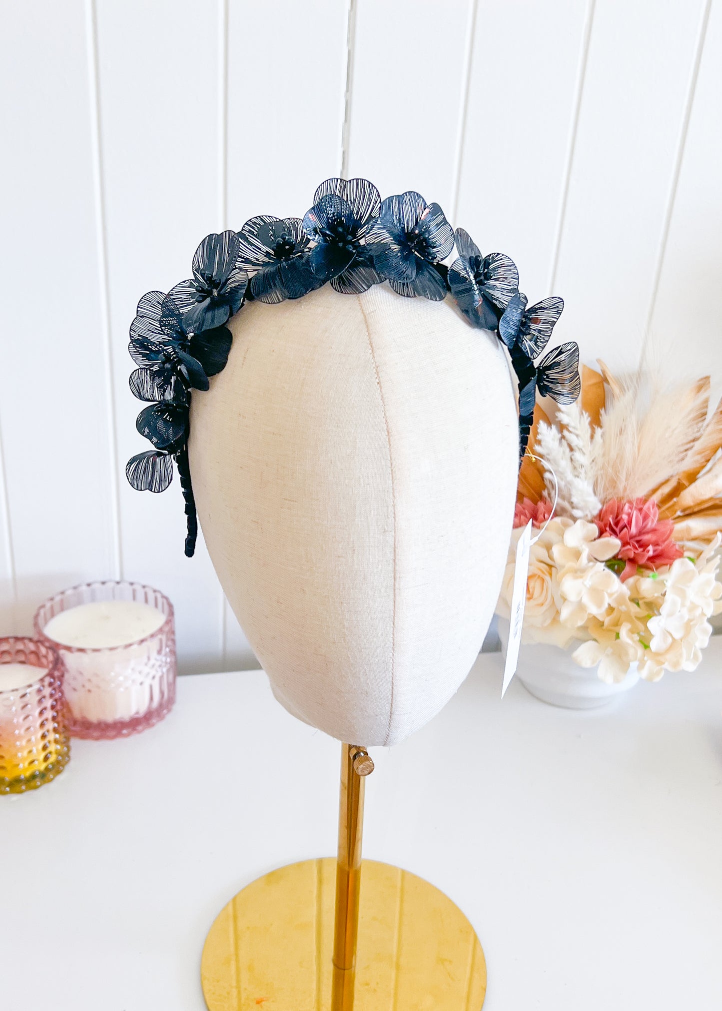 "Jasmine" Crown - Black