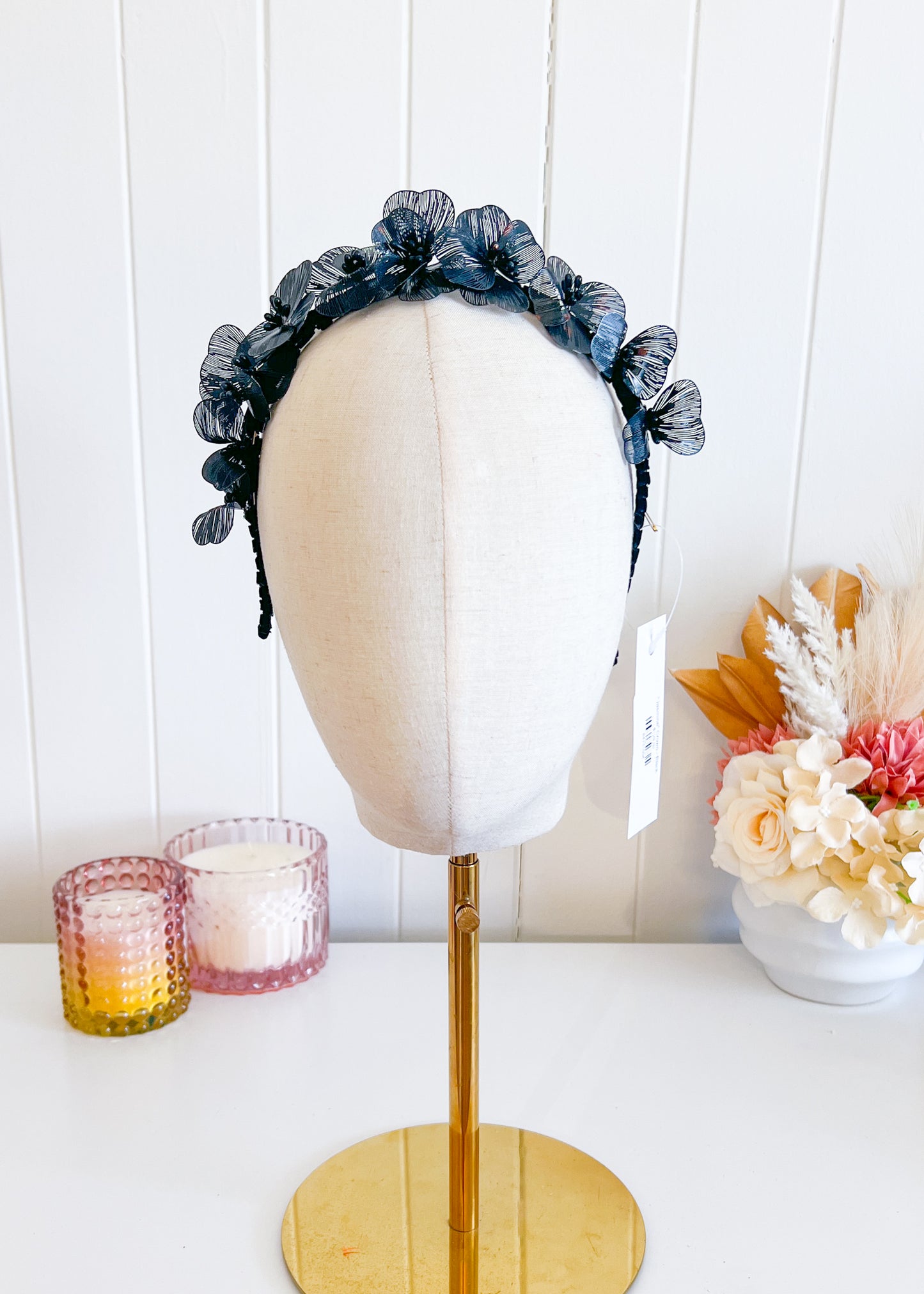 "Jasmine" Crown - Black