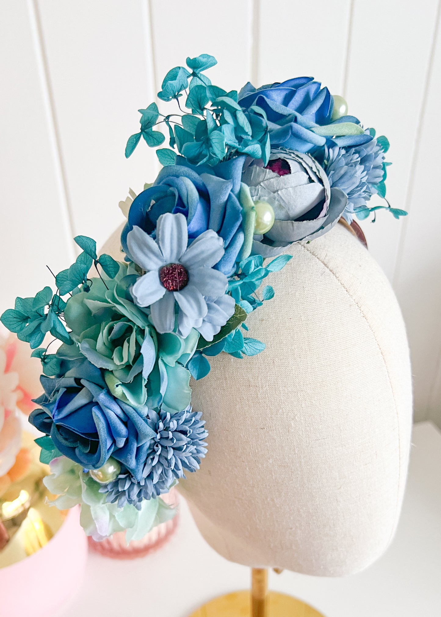 'Eleanor" Teale Floral Headpiece