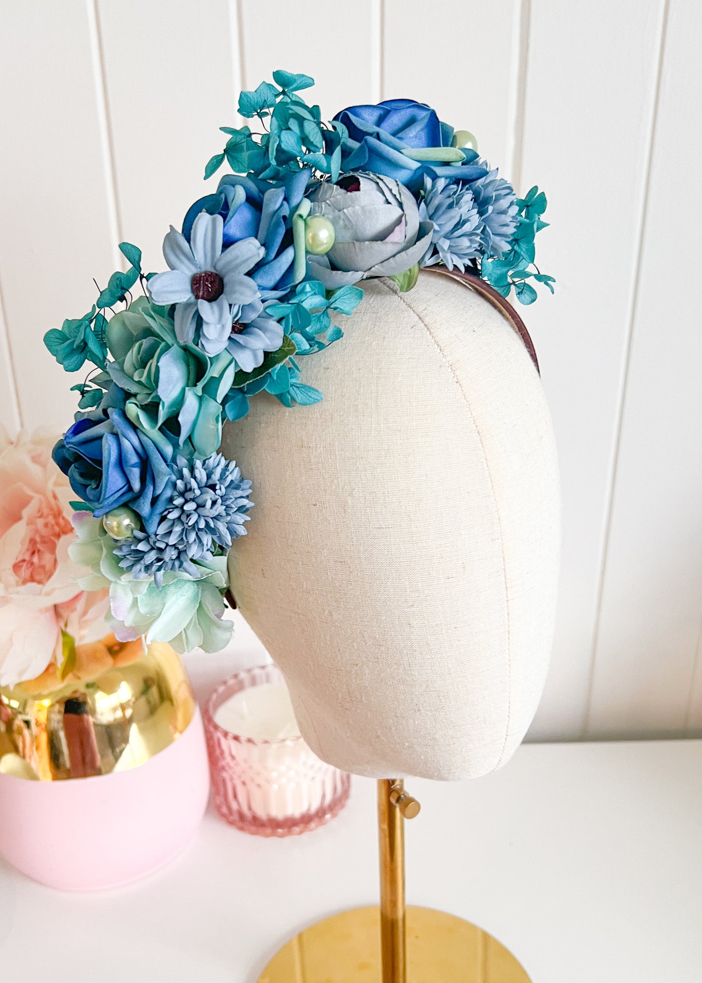 'Eleanor" Teale Floral Headpiece