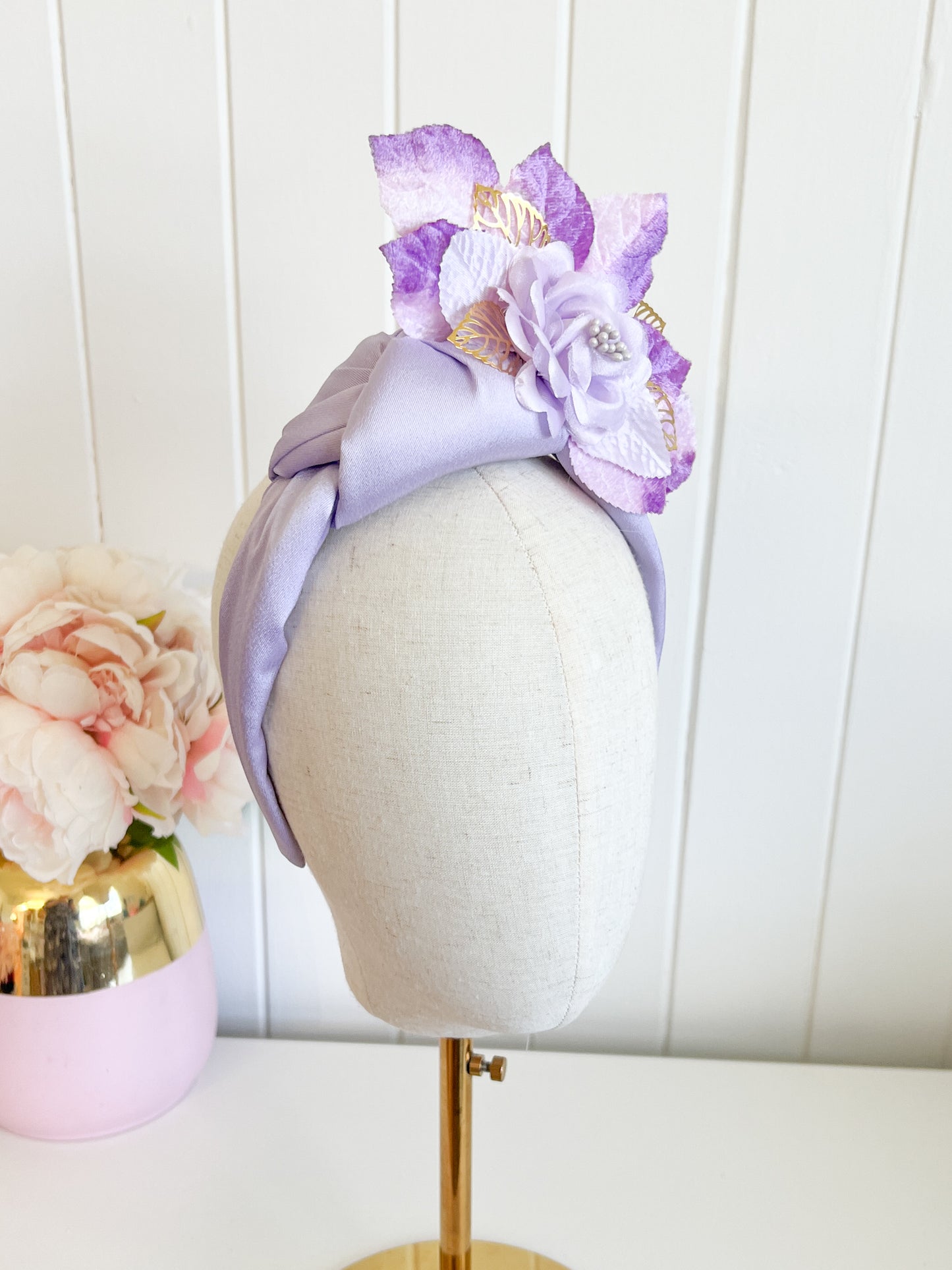 "Florence" - Lilac Turban Headband