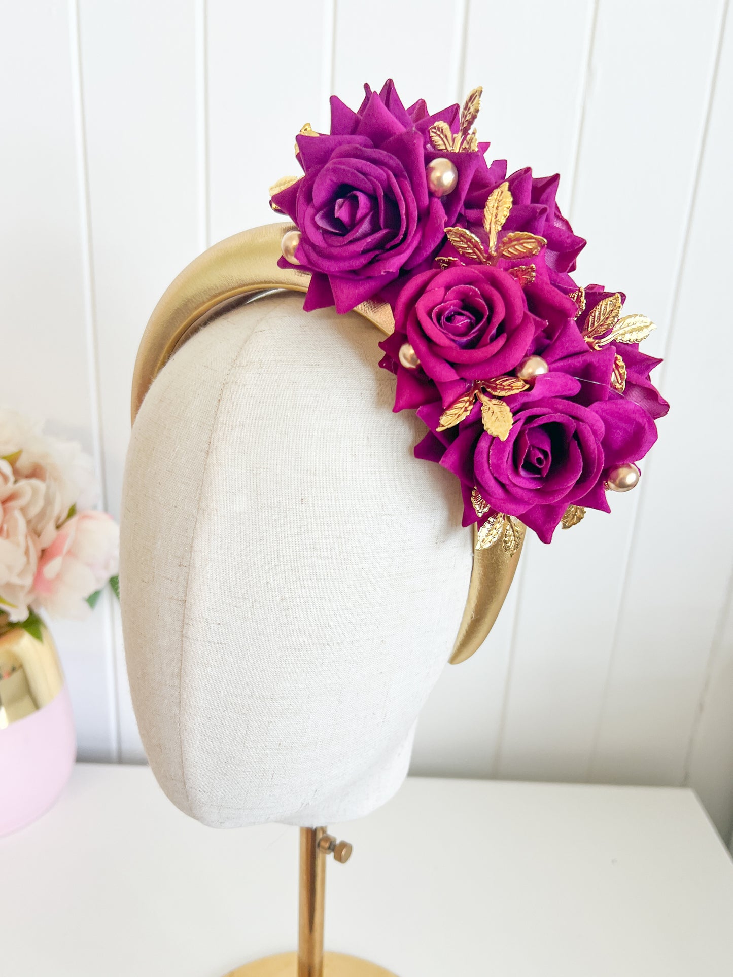 "Chelsea" - Gold & Magenta