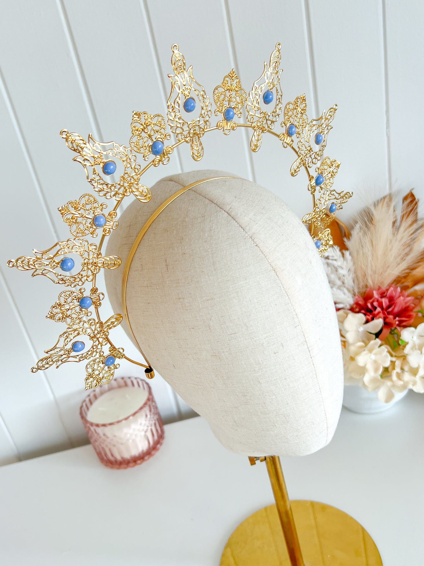 "Athena" - Blue Crown