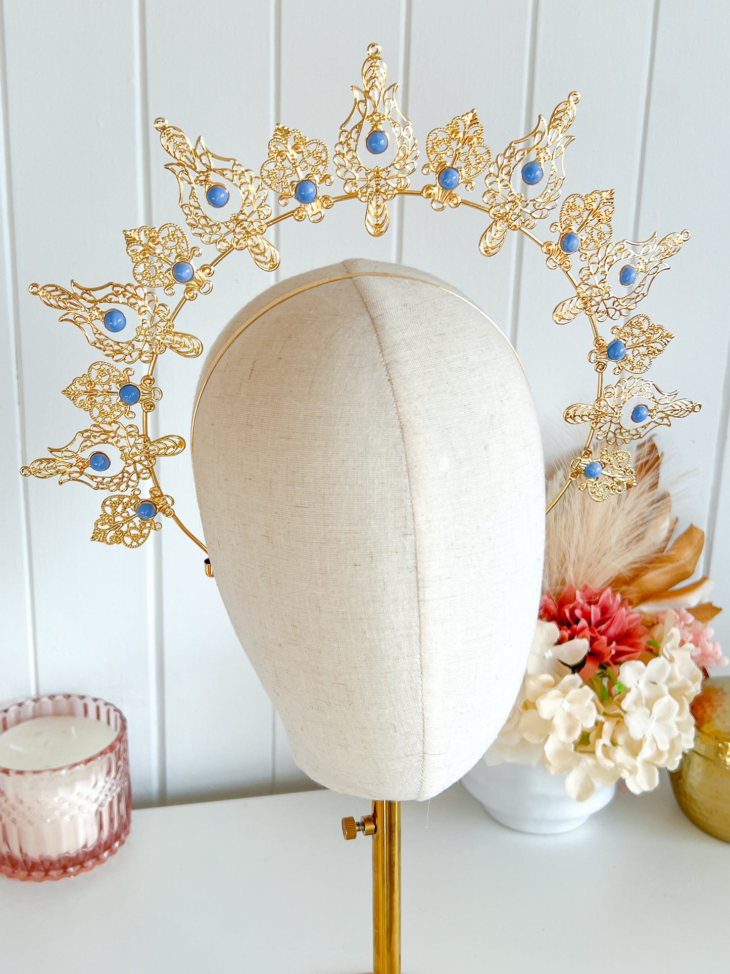 "Athena" - Blue Crown