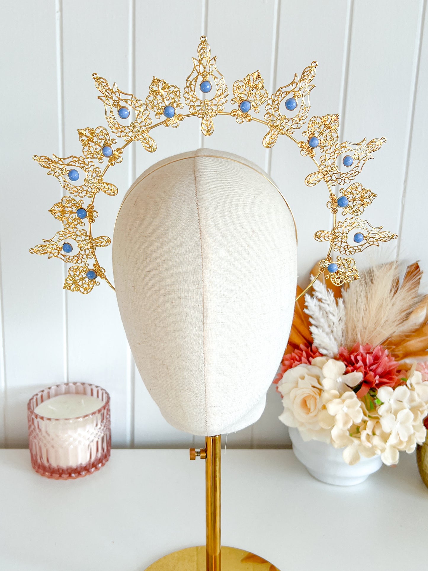 "Athena" - Blue Crown