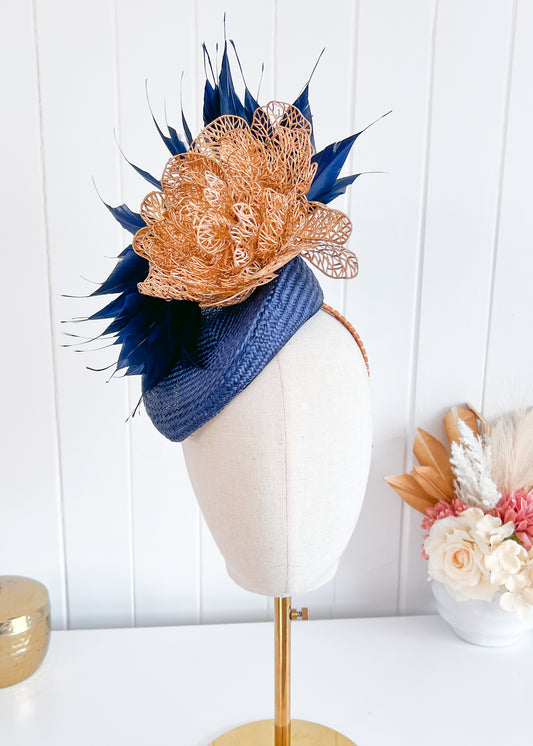 “Asher” Navy & Gold