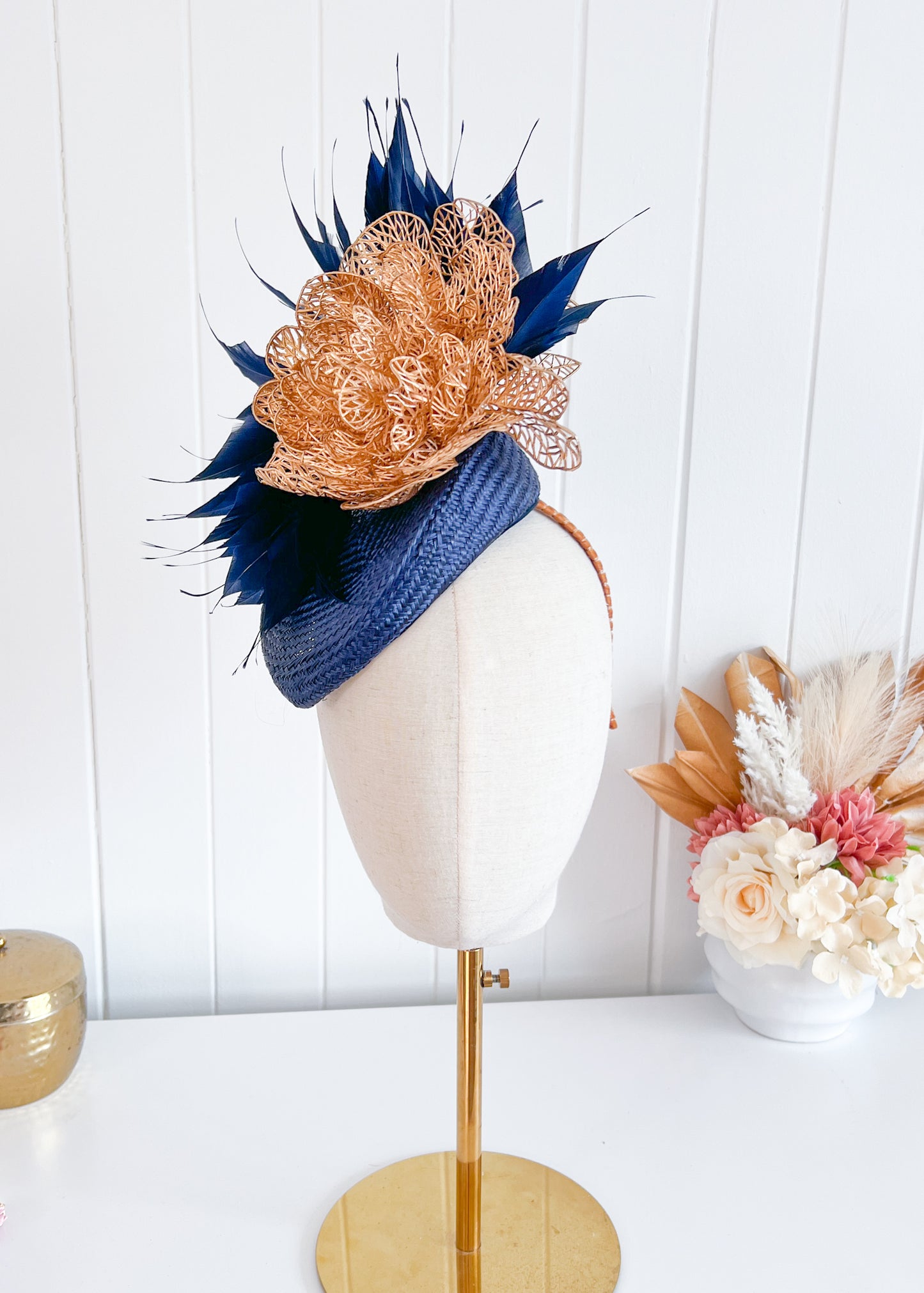 “Asher” Navy & Gold