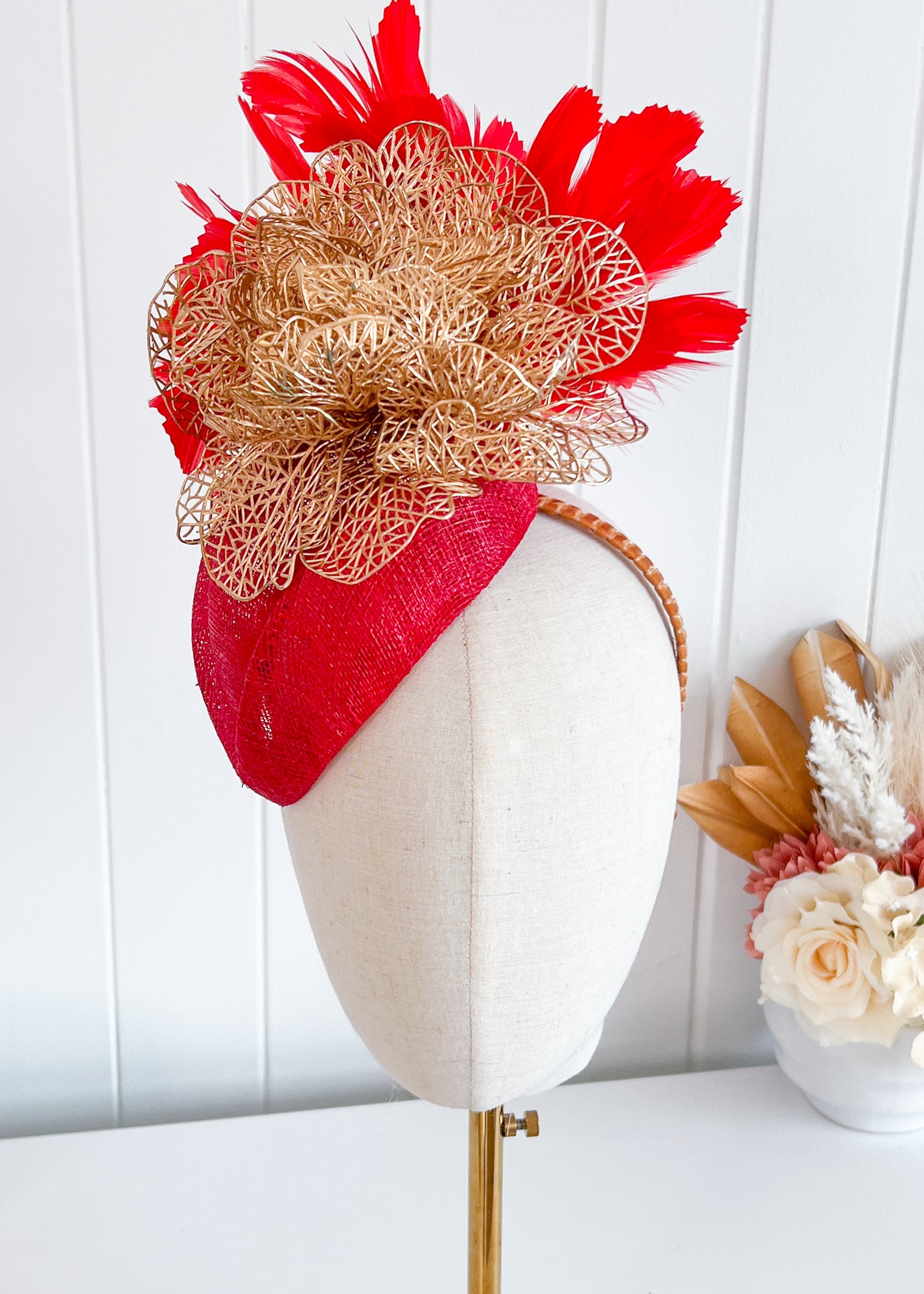 “Asher” Red & Gold