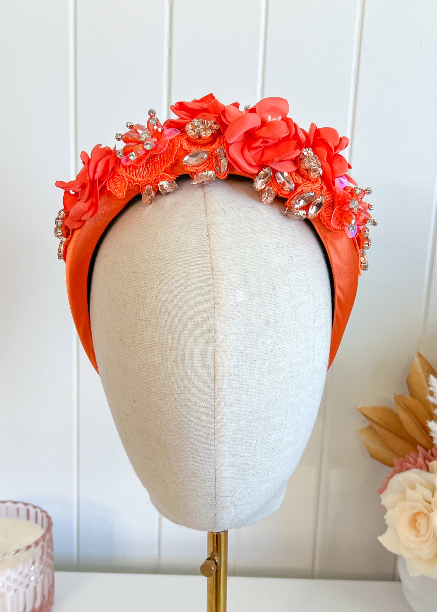 "Neve" Orange Headband