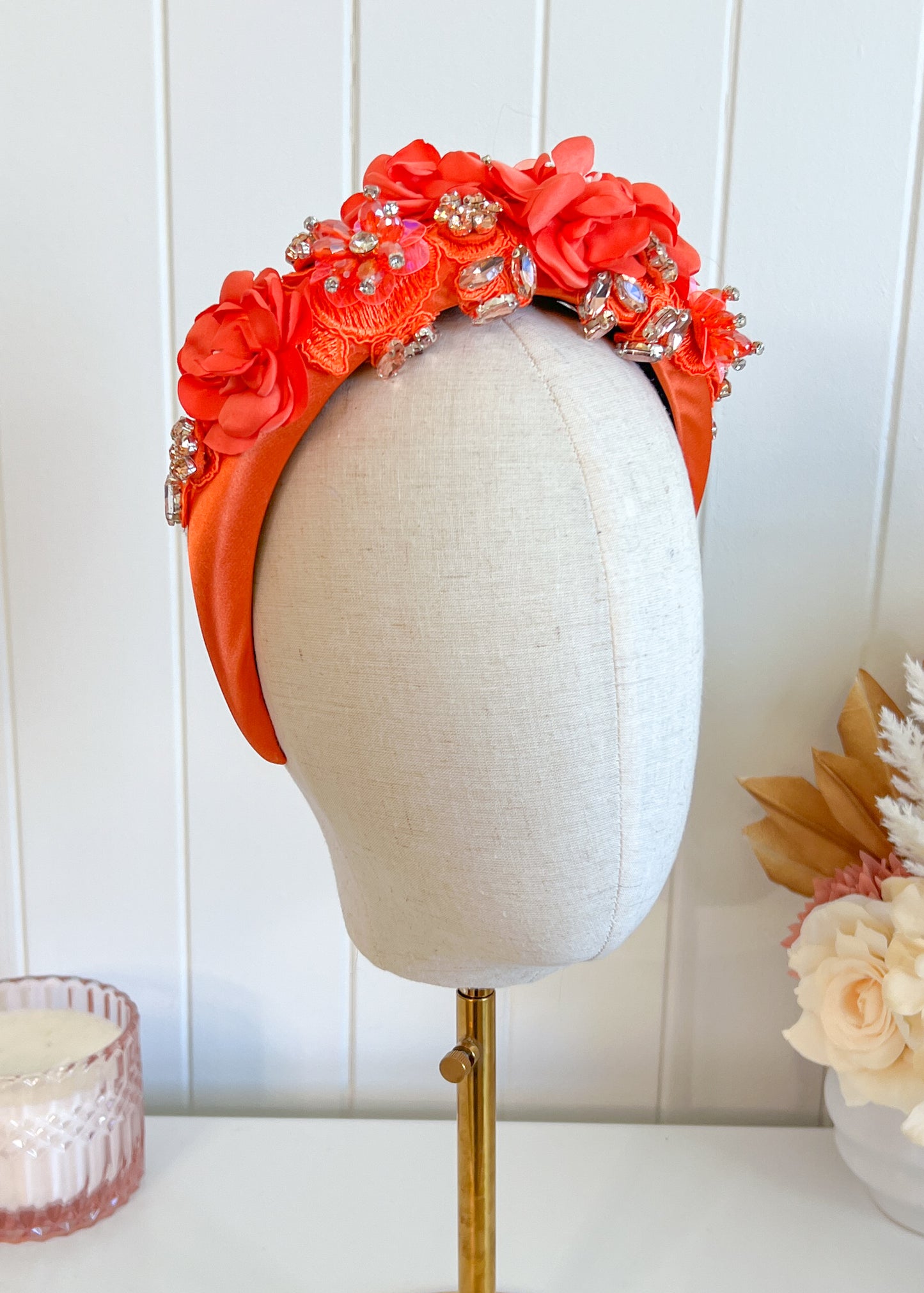 "Neve" Orange Headband