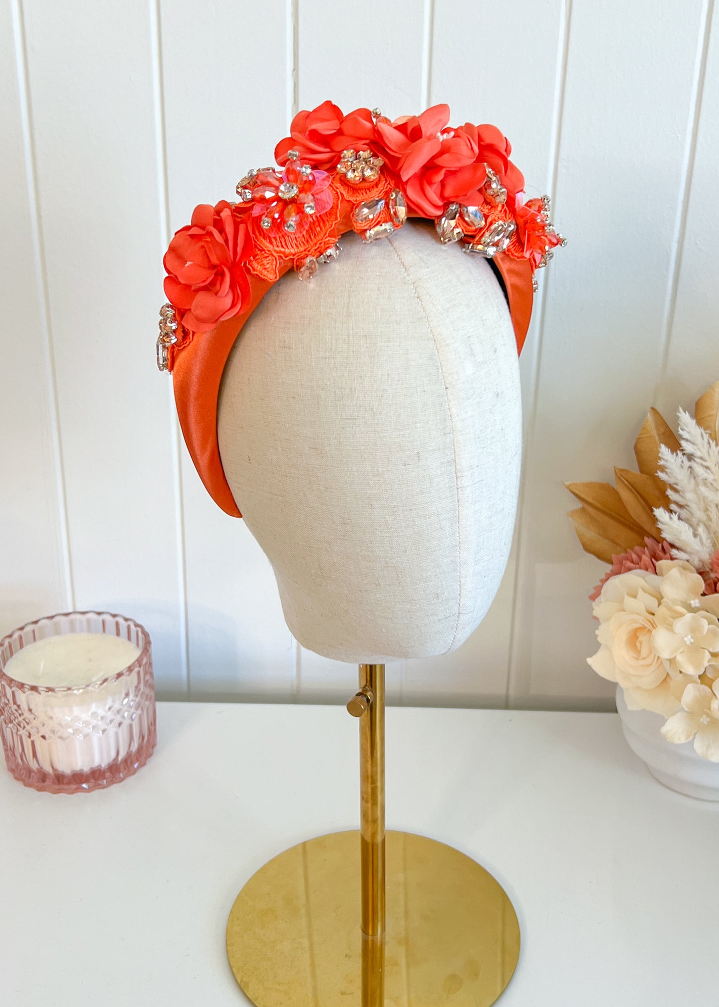"Neve" Orange Headband