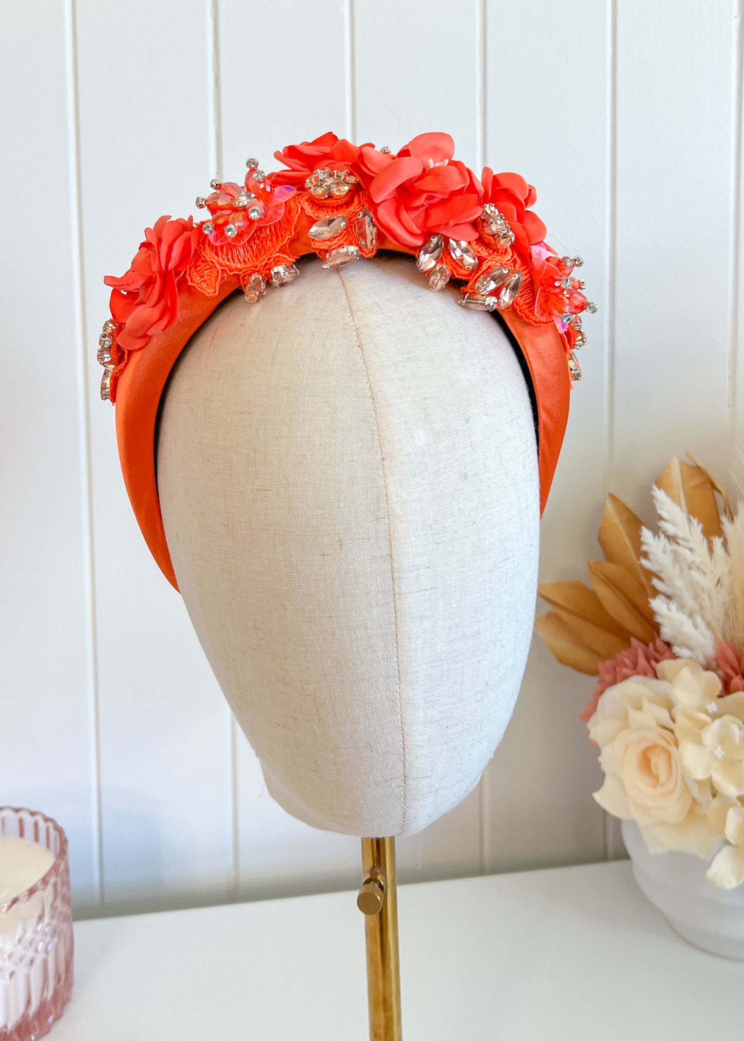 "Neve" Orange Headband