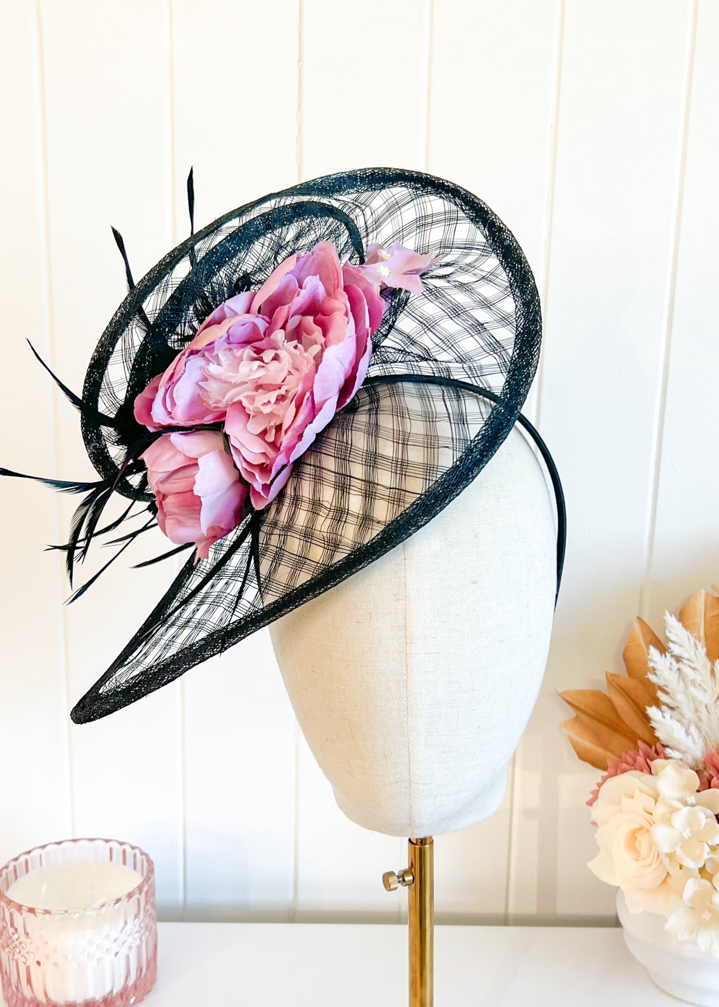 "Kimber" Black & Lavendar Pink