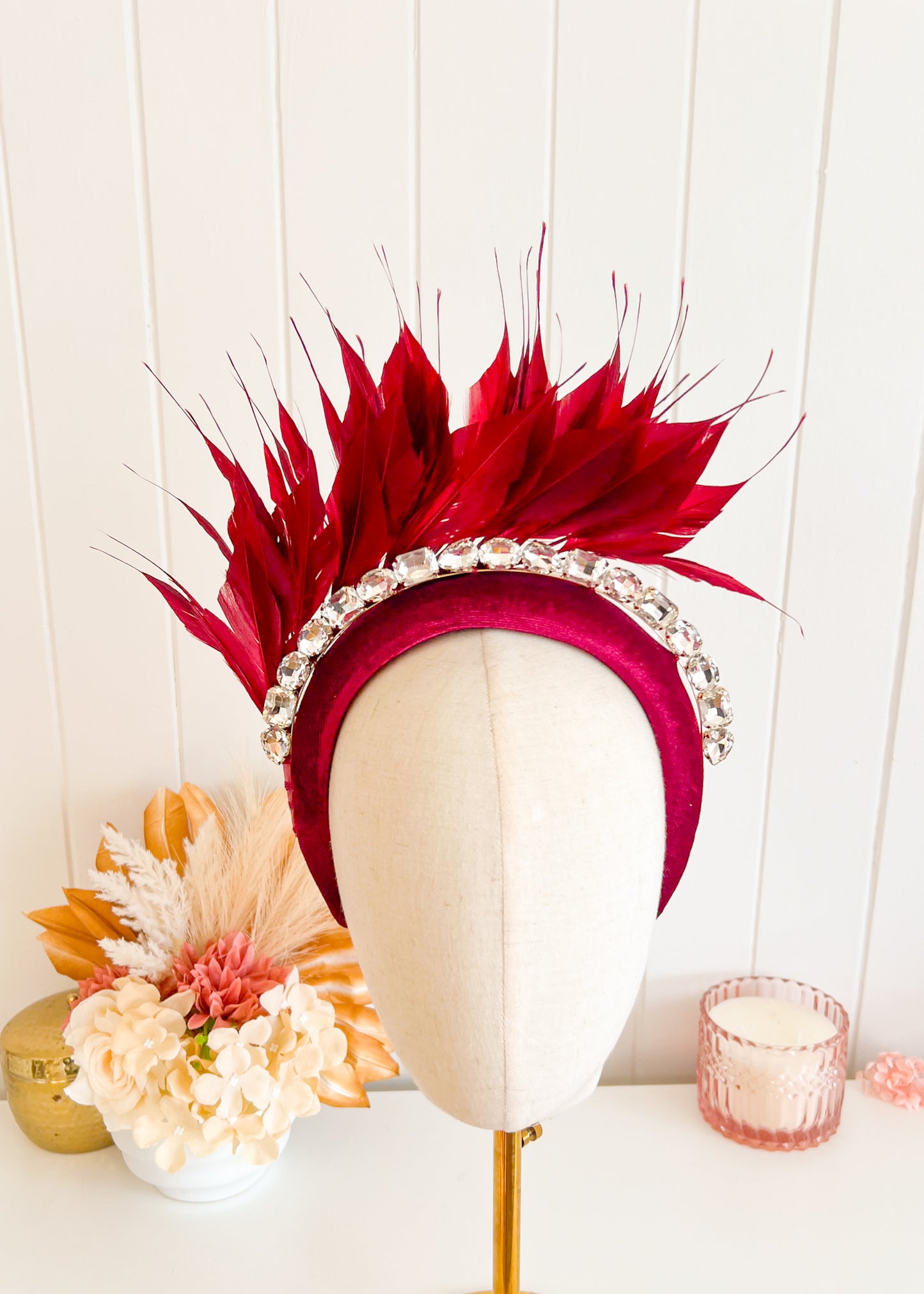 "Abigail" - Burgandy