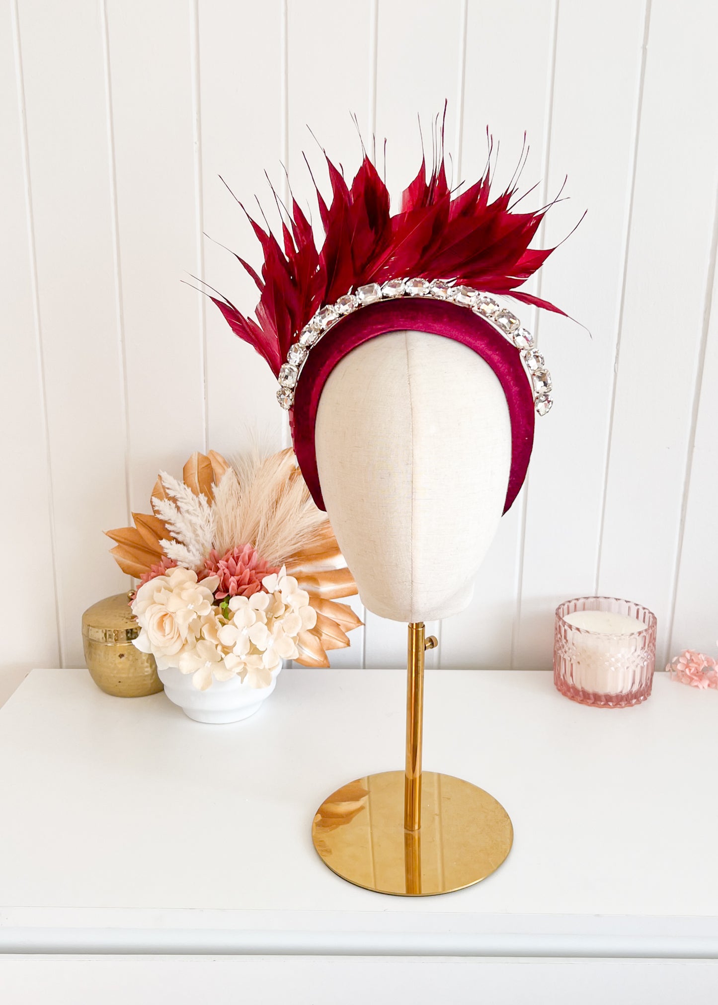 "Abigail" - Burgandy