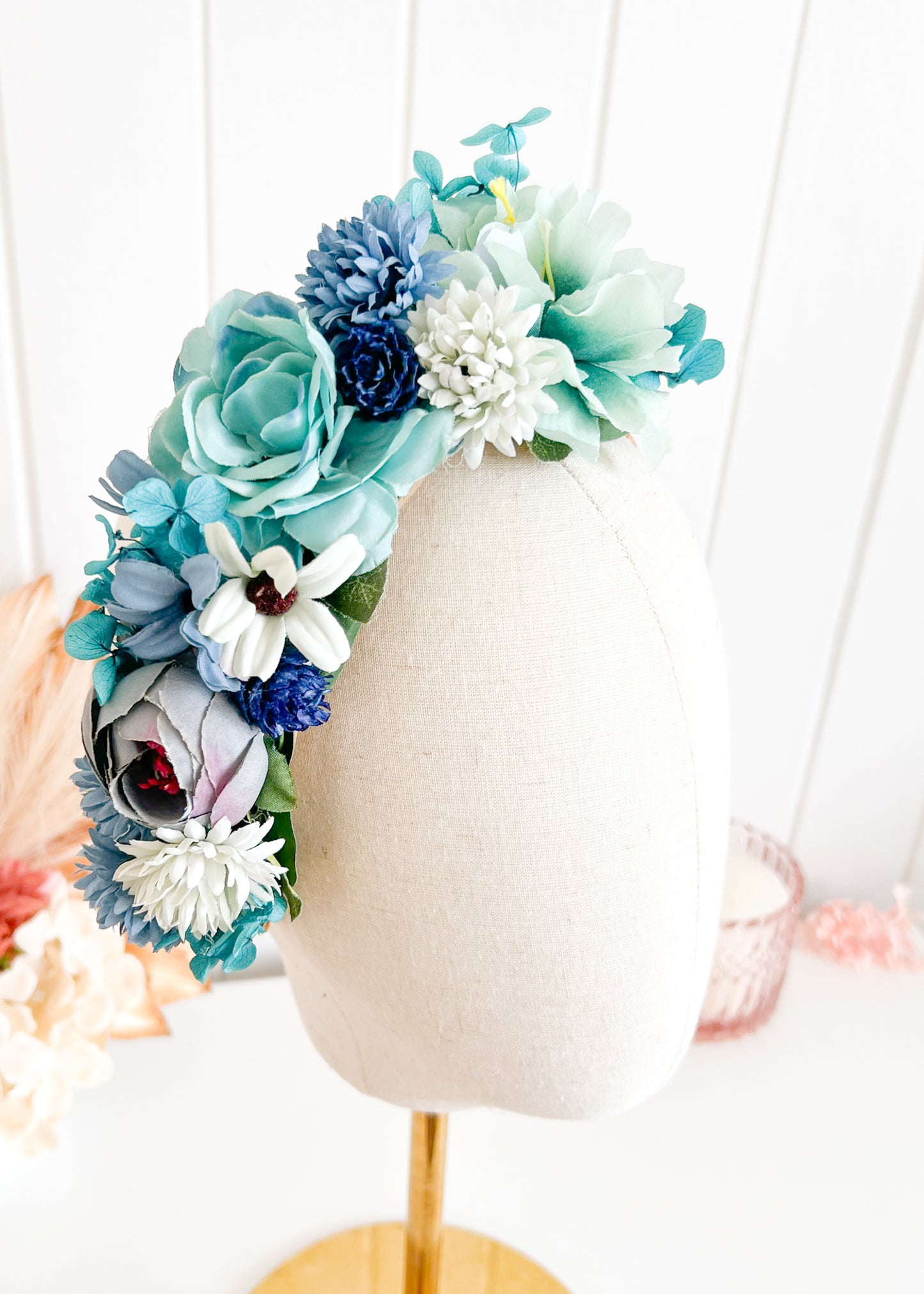 'Eleanor" Teale Floral Headpiece