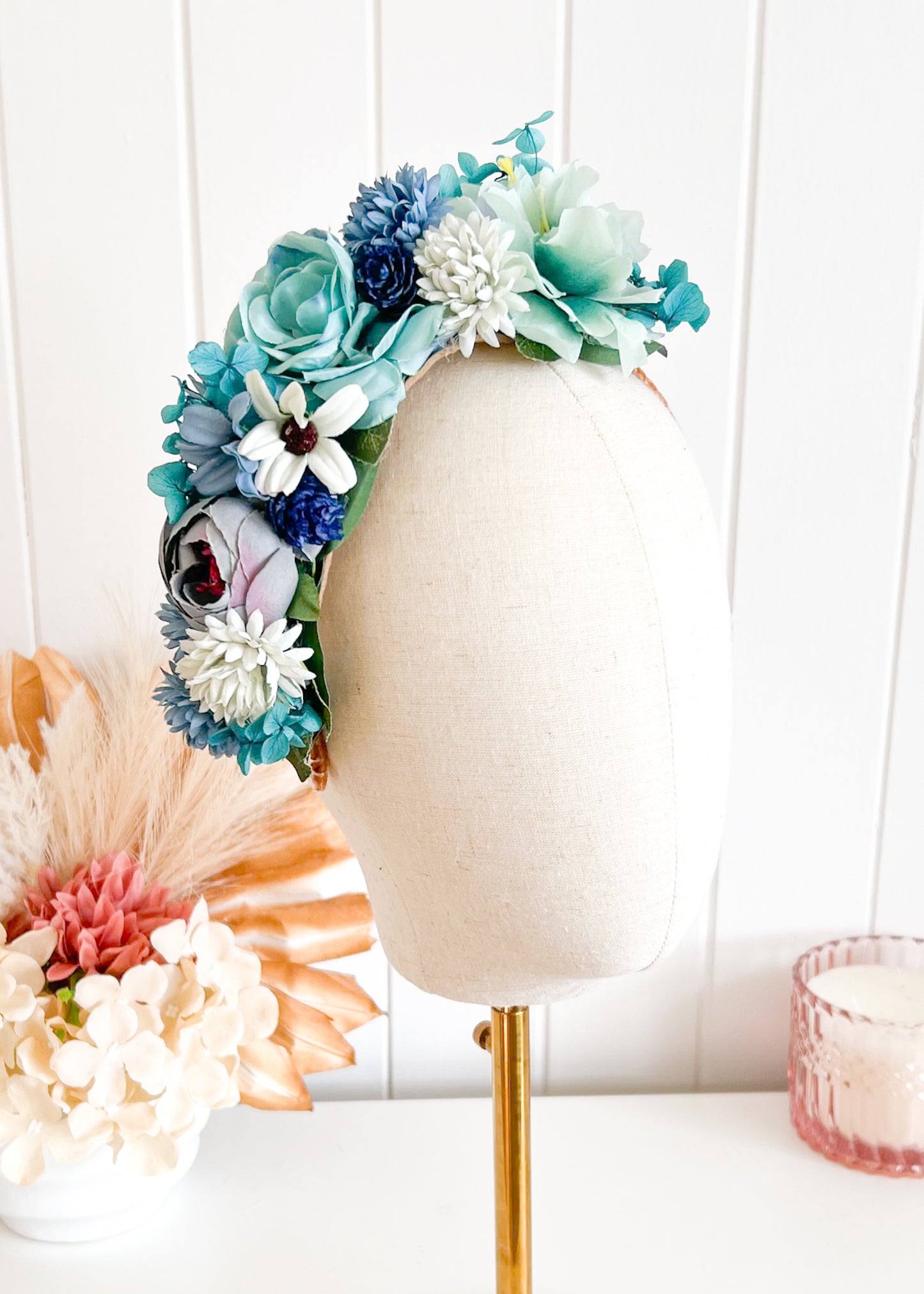 'Eleanor" Teale Floral Headpiece